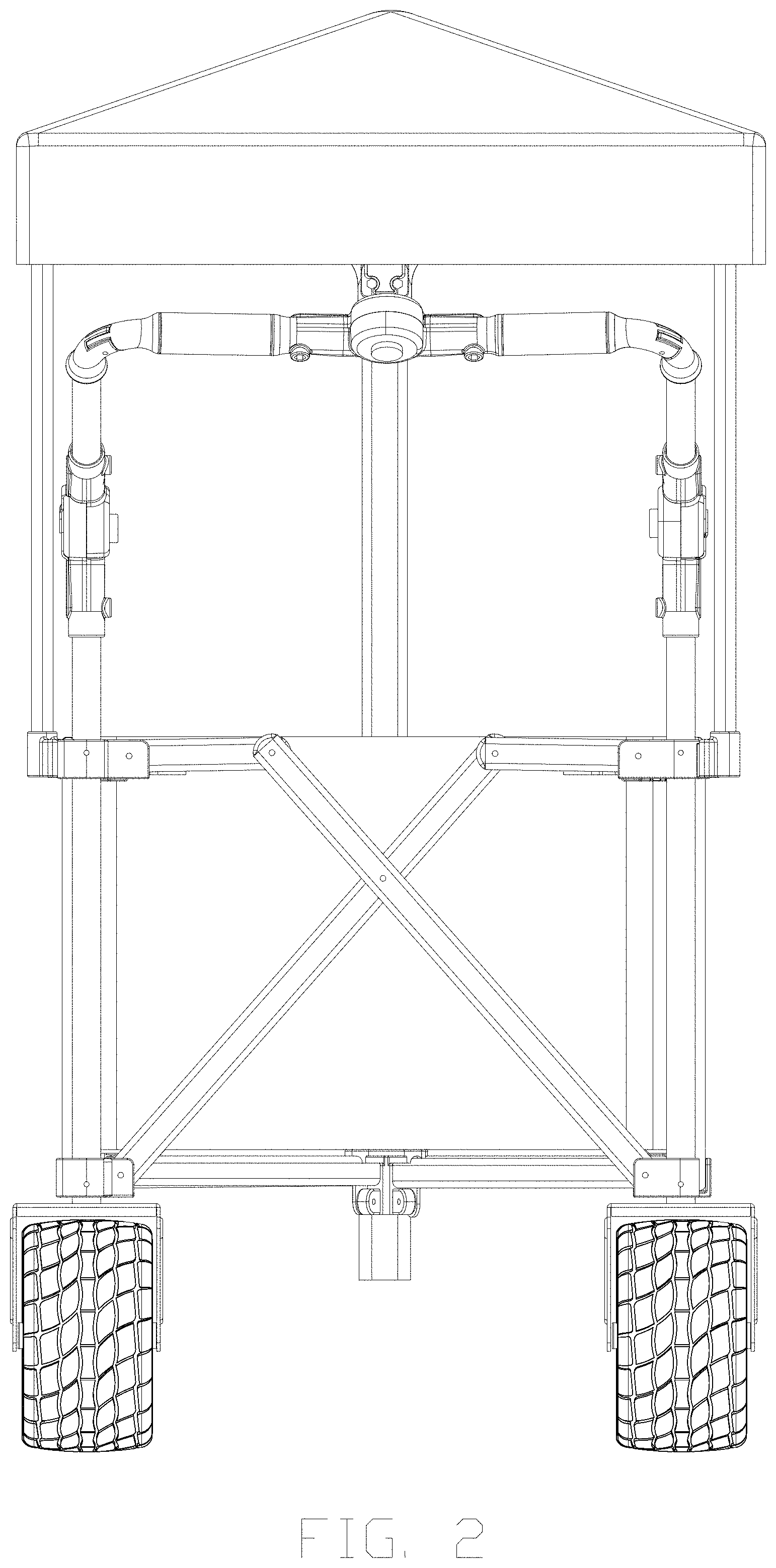 Patent USD1000538 Figure 2 – Camp cart