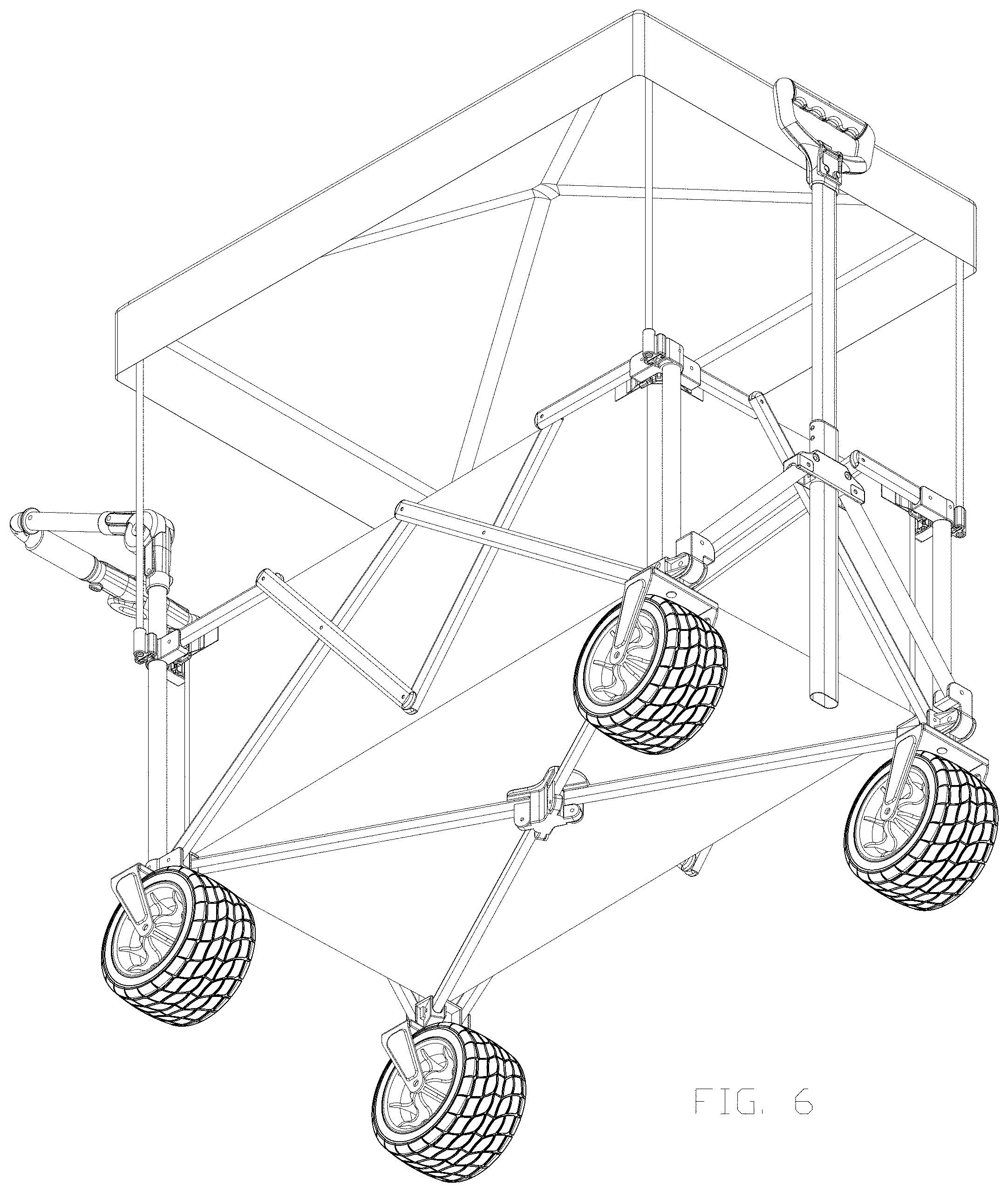 Patent USD1000538 Figure 6 – Camp cart