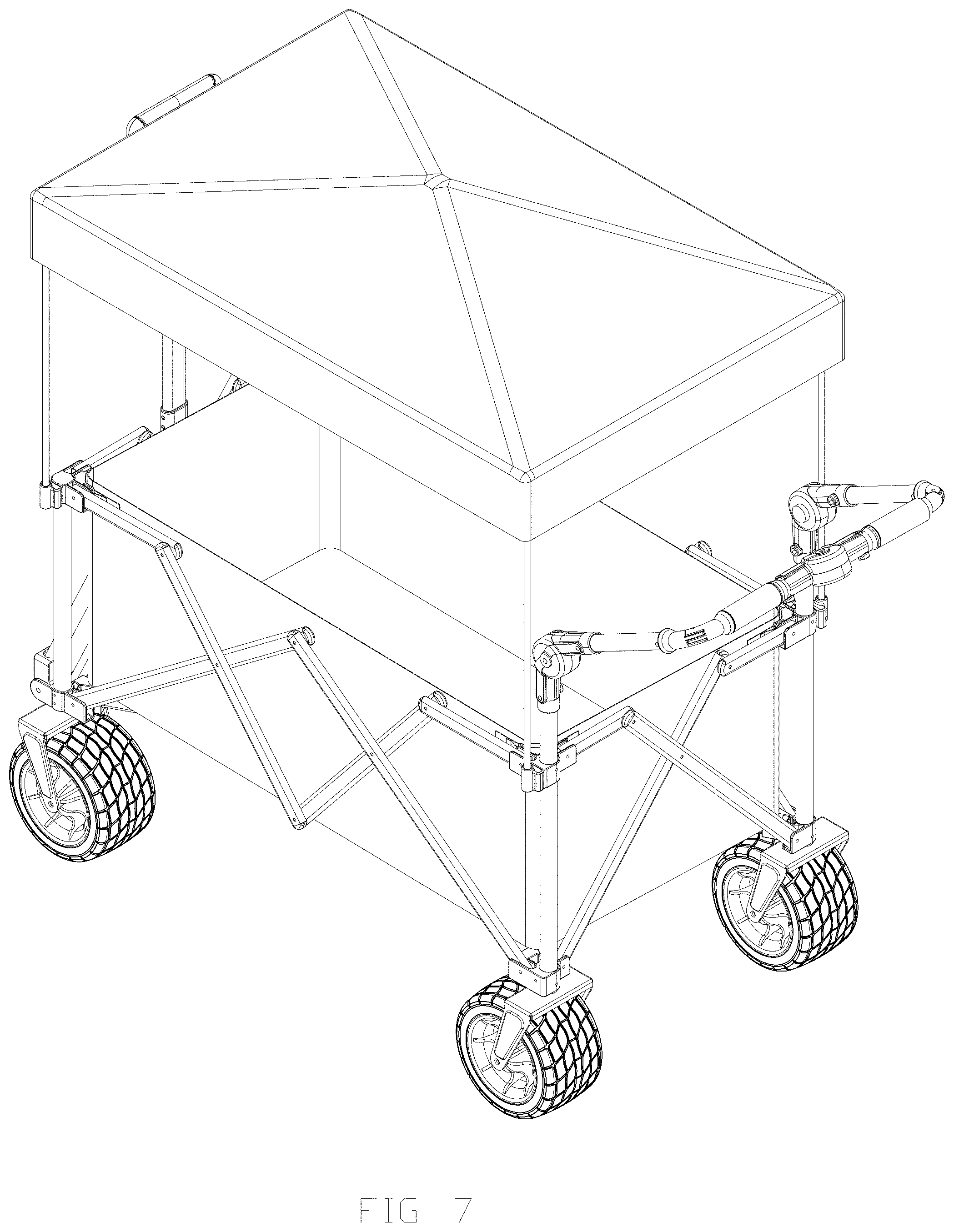 Patent USD1000538 Figure 7 – Camp cart