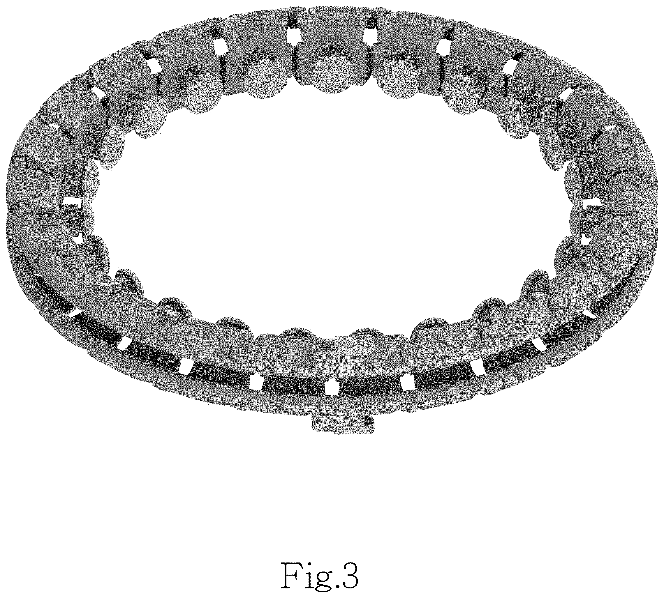 Patent USD1000539 Figure 3 – Hula hoop