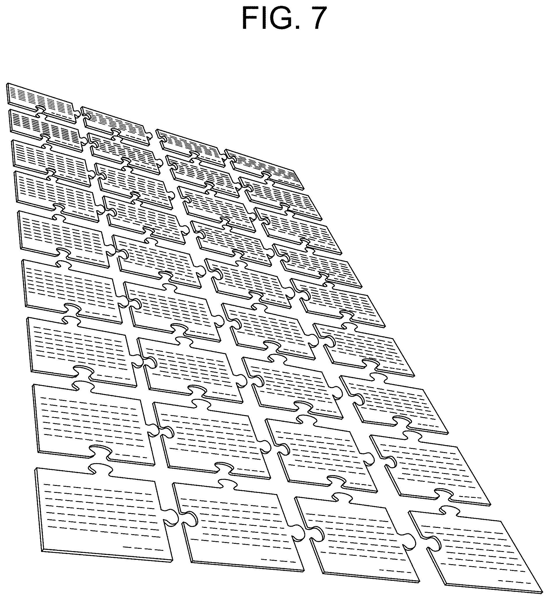 Patent USD1000540 Figure 6 – Interconnectable puzzle piece shaped note paper
