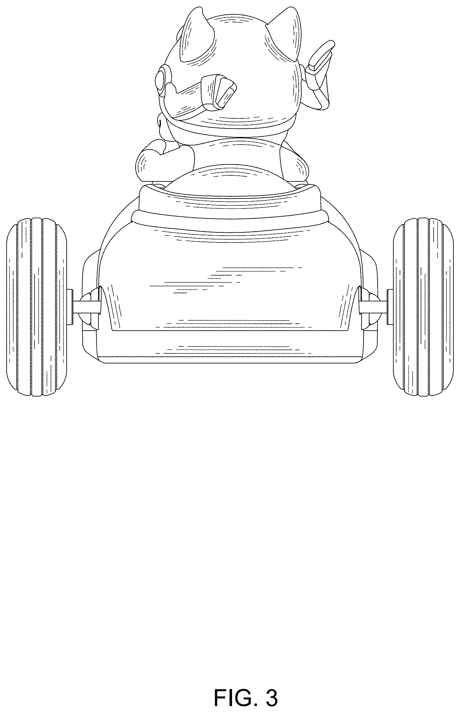 Patent USD1000541 Figure 3 – Toy car