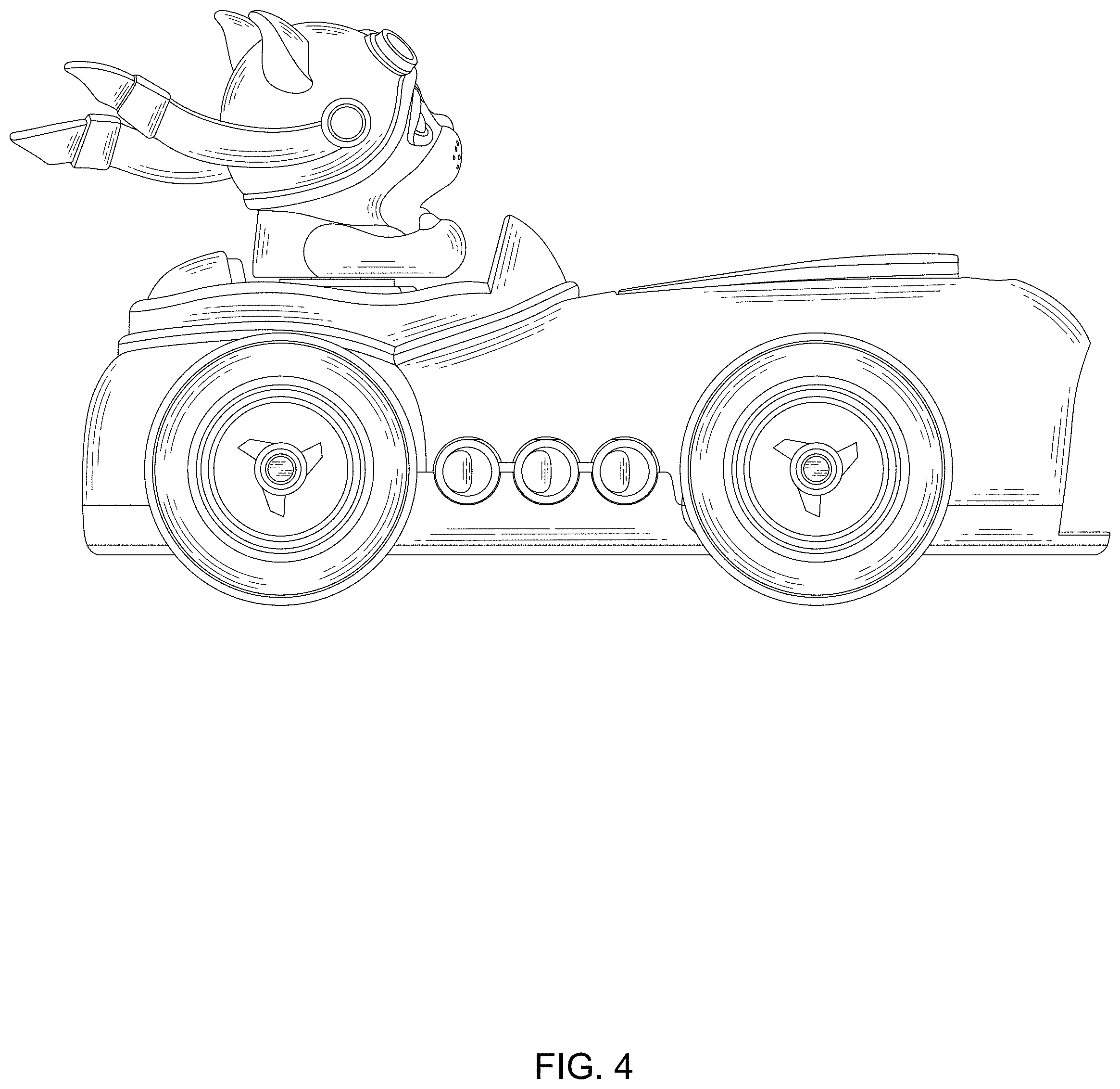 Patent USD1000541 Figure 4 – Toy car