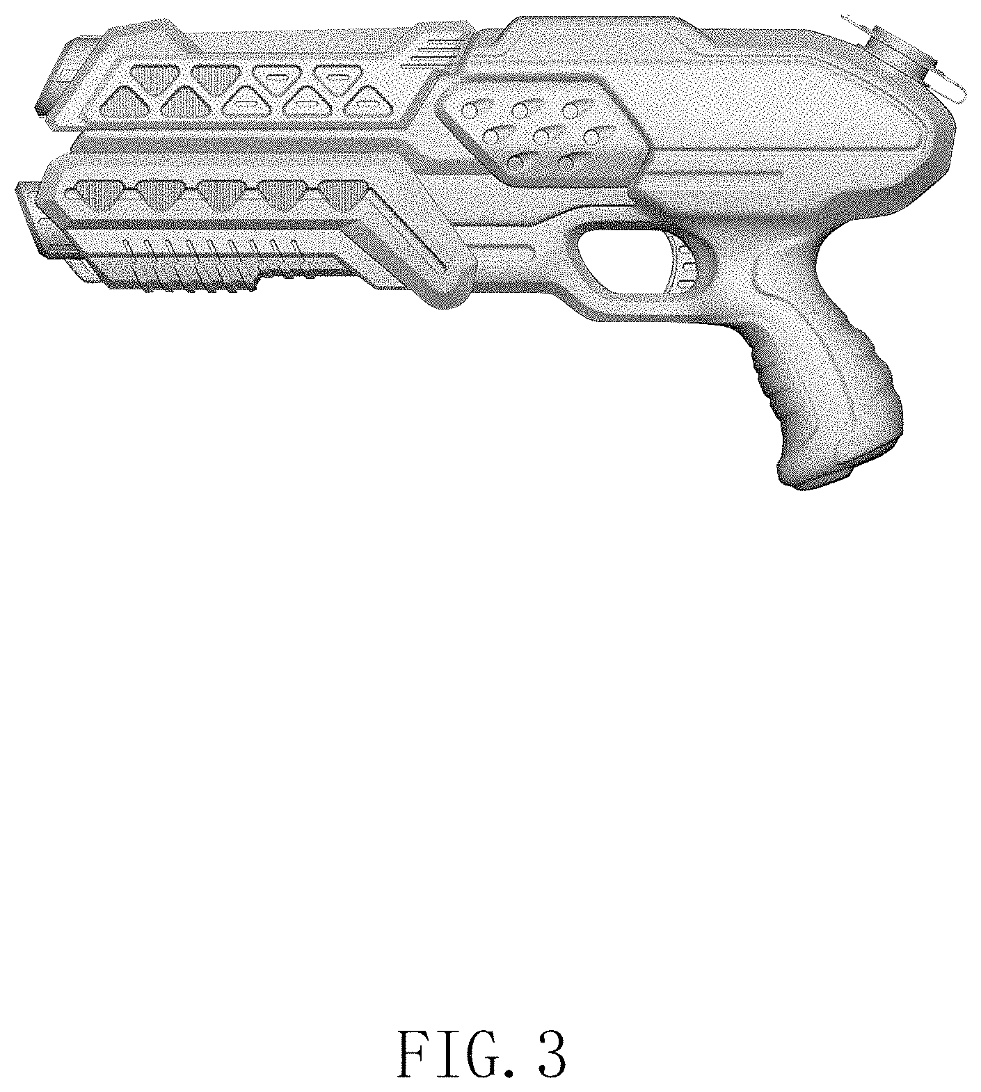 Patent USD1000543 Figure 3 – Water pistol