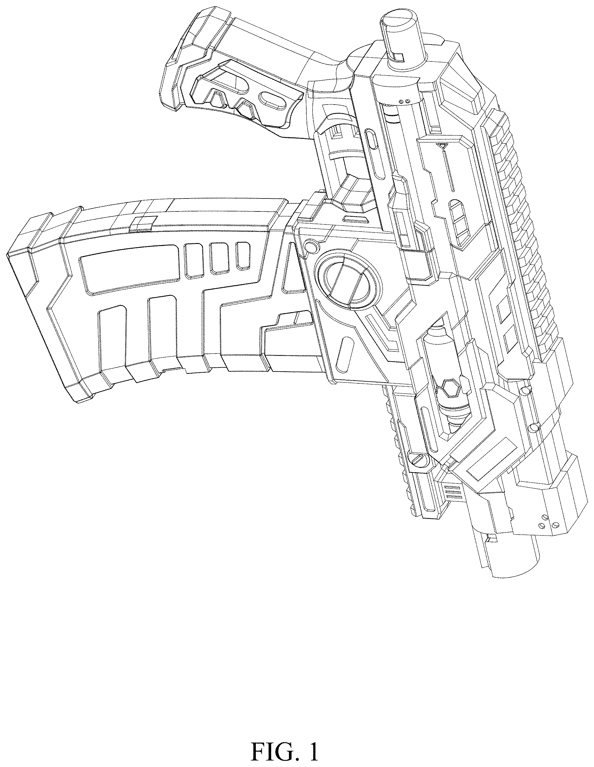 Patent USD1000544 Figure 1 – Game gun