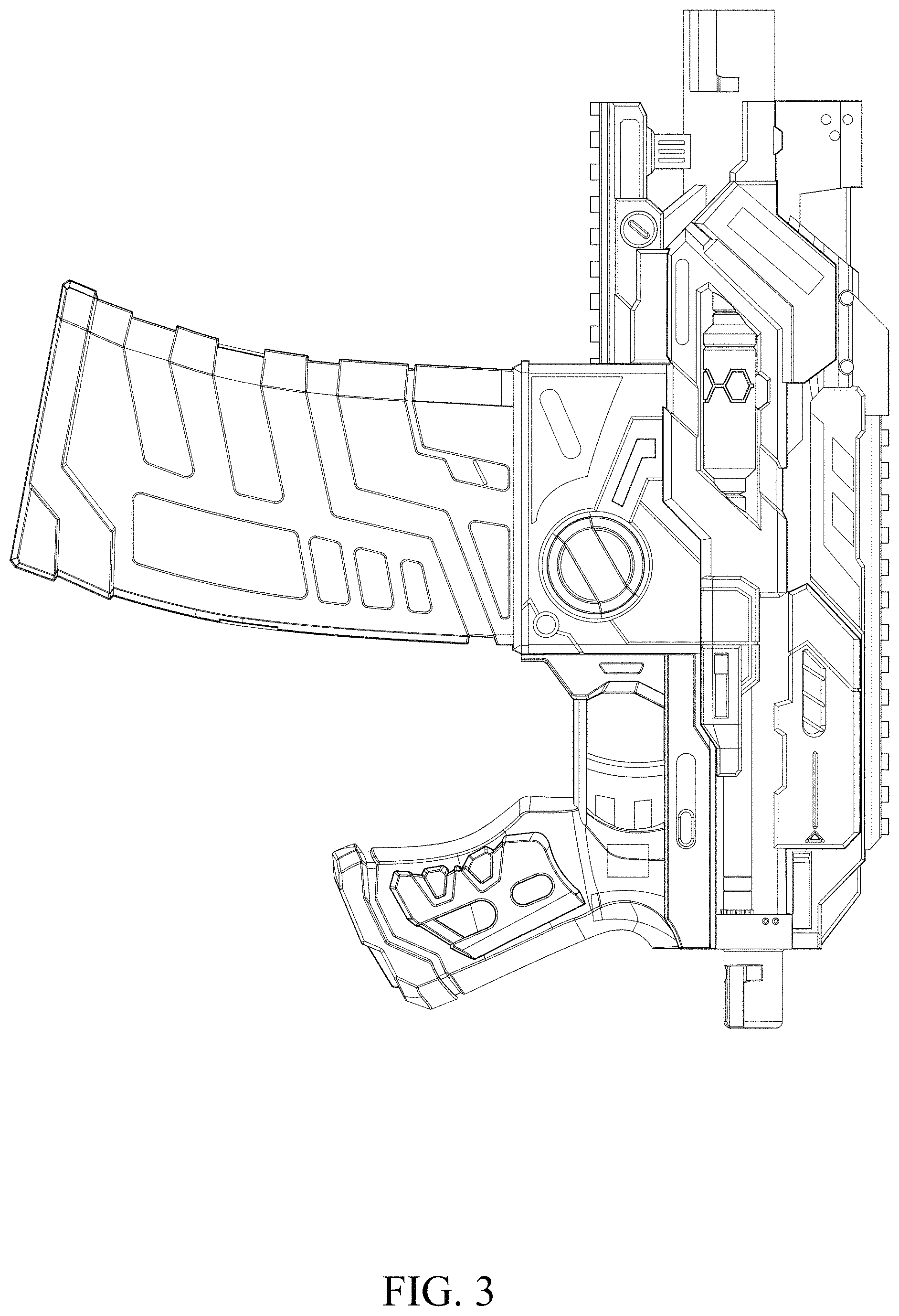 Patent USD1000544 Figure 3 – Game gun