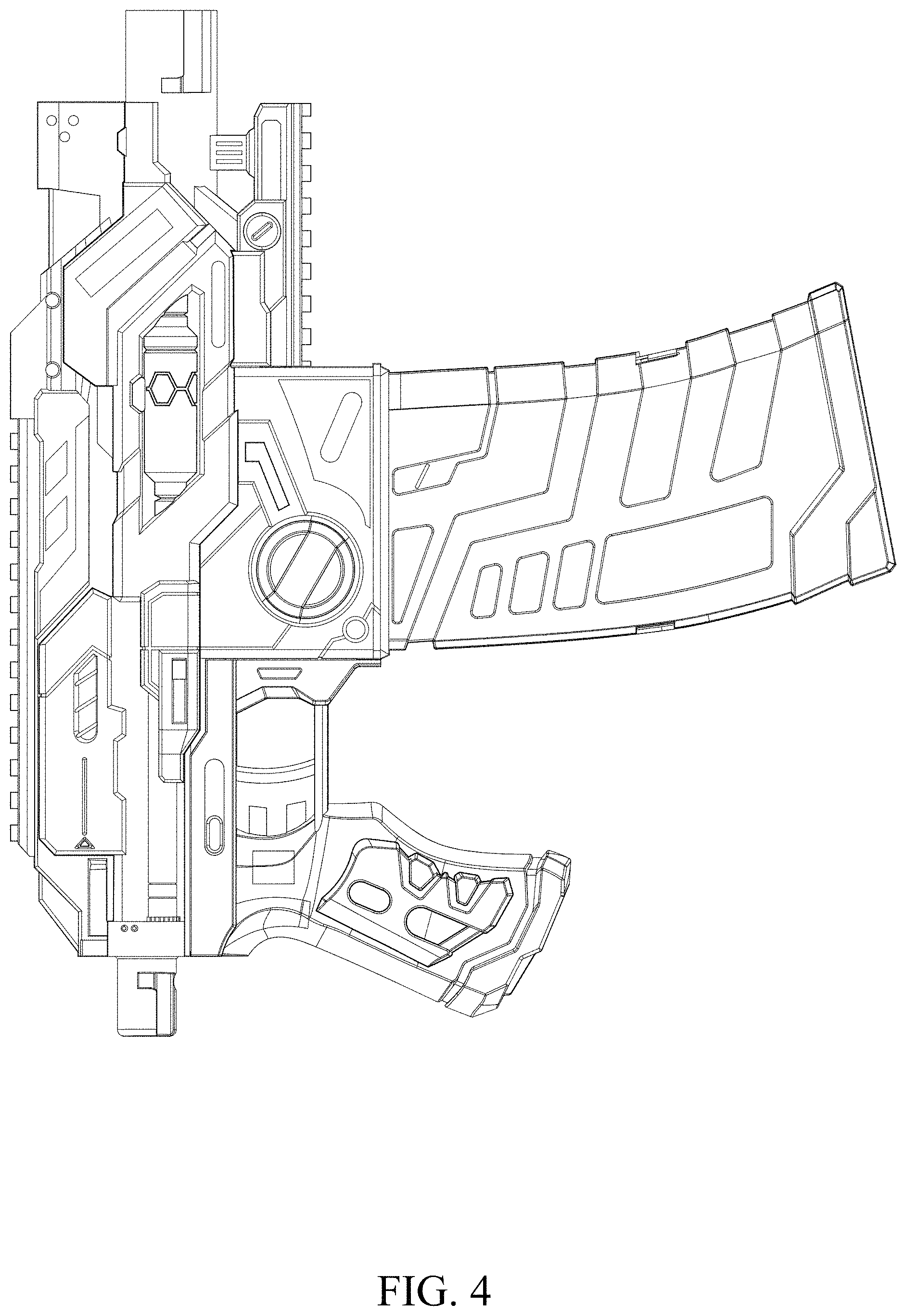 Patent USD1000544 Figure 4 – Game gun