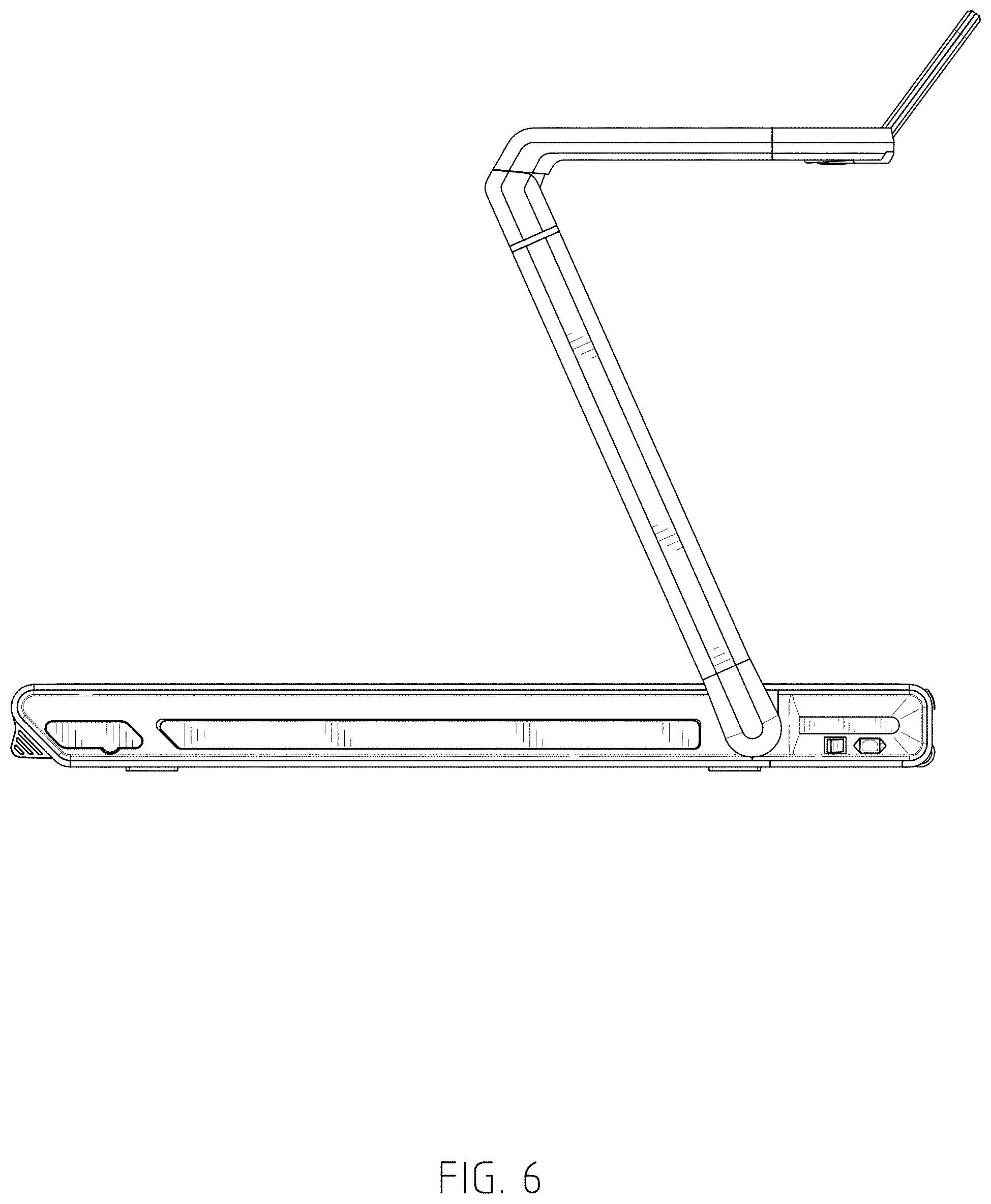 Patent USD1000548 Figure 6 – Treadmill