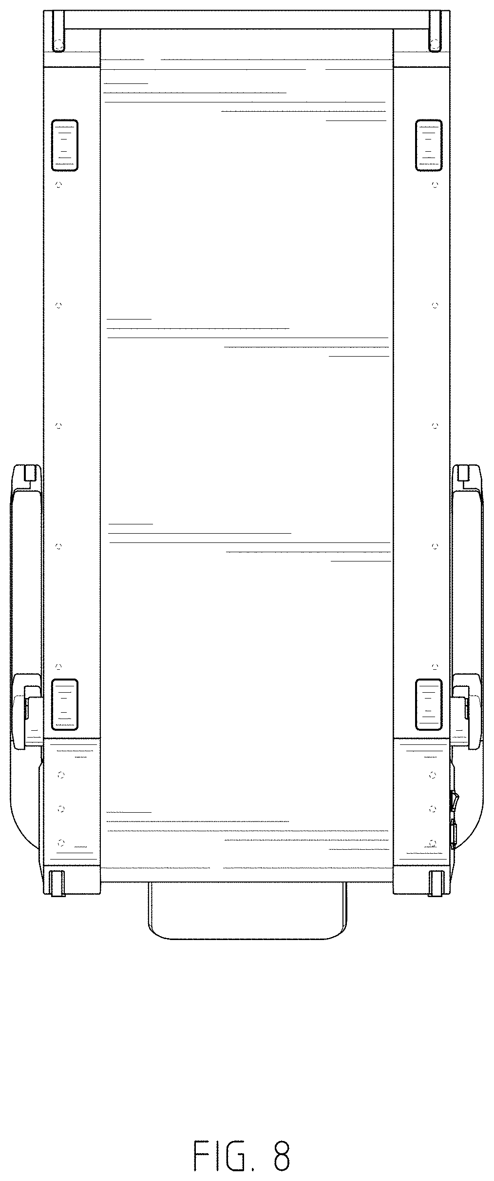 Patent USD1000548 Figure 8 – Treadmill