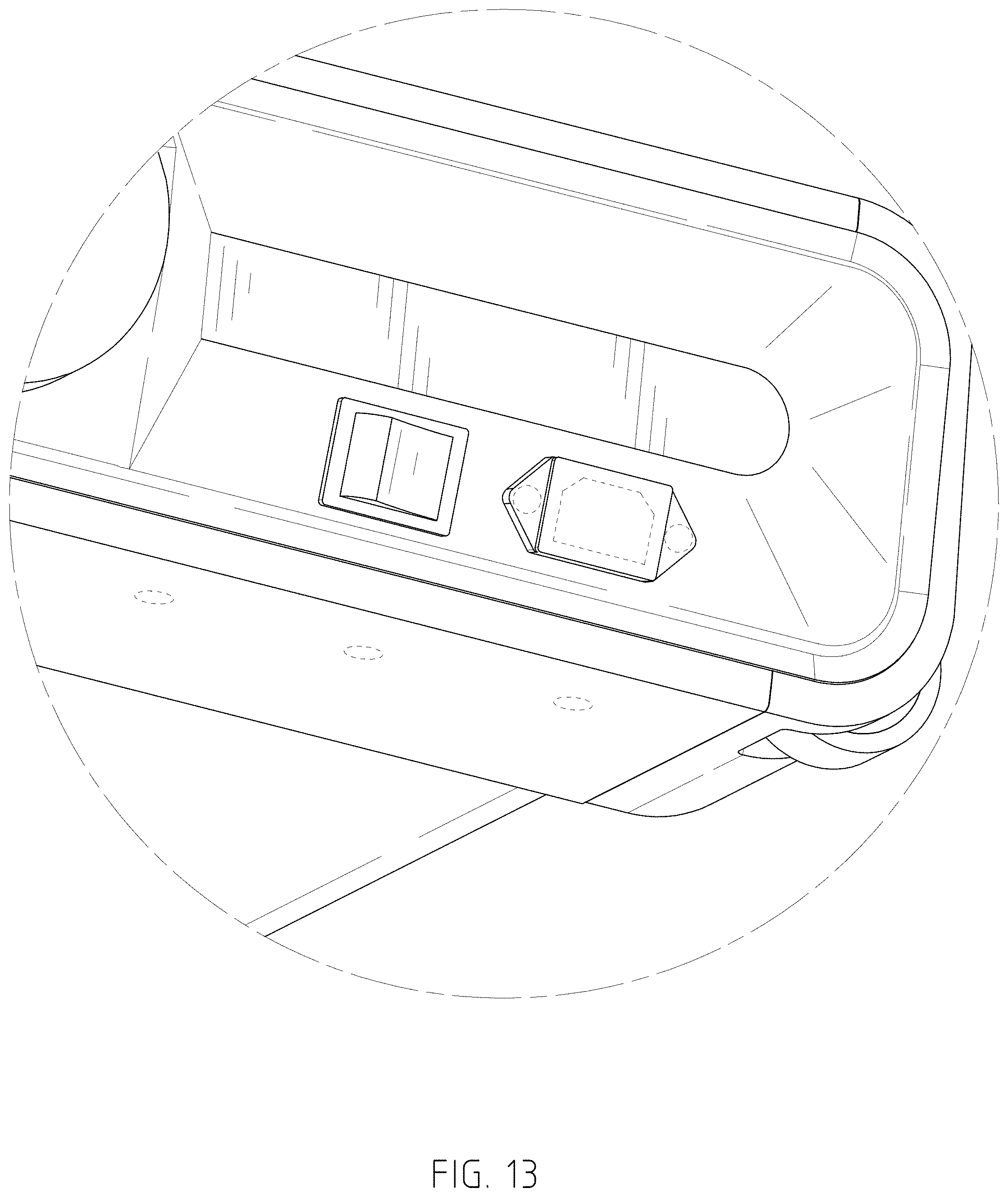 Patent USD1000548 Figure 13 – Treadmill