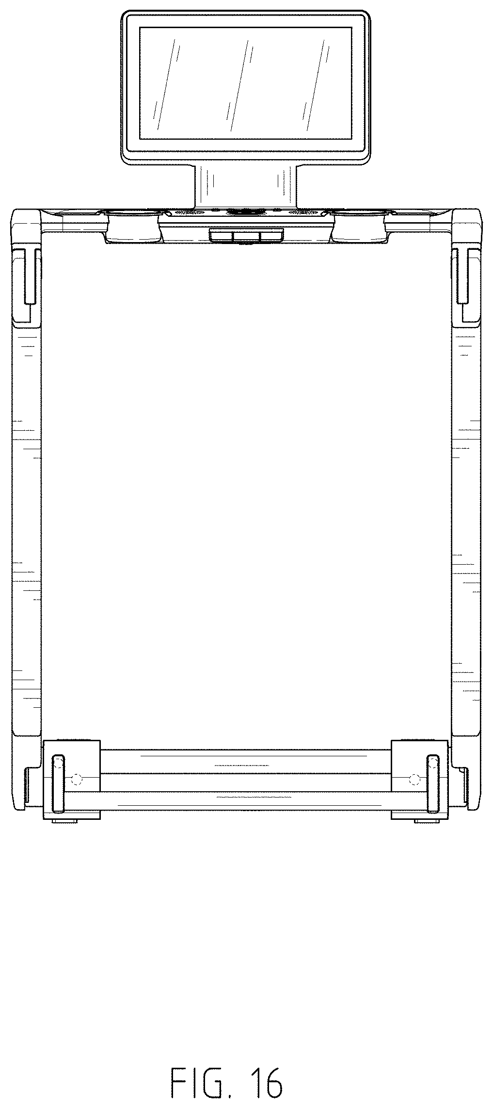 Patent USD1000548 Figure 16 – Treadmill