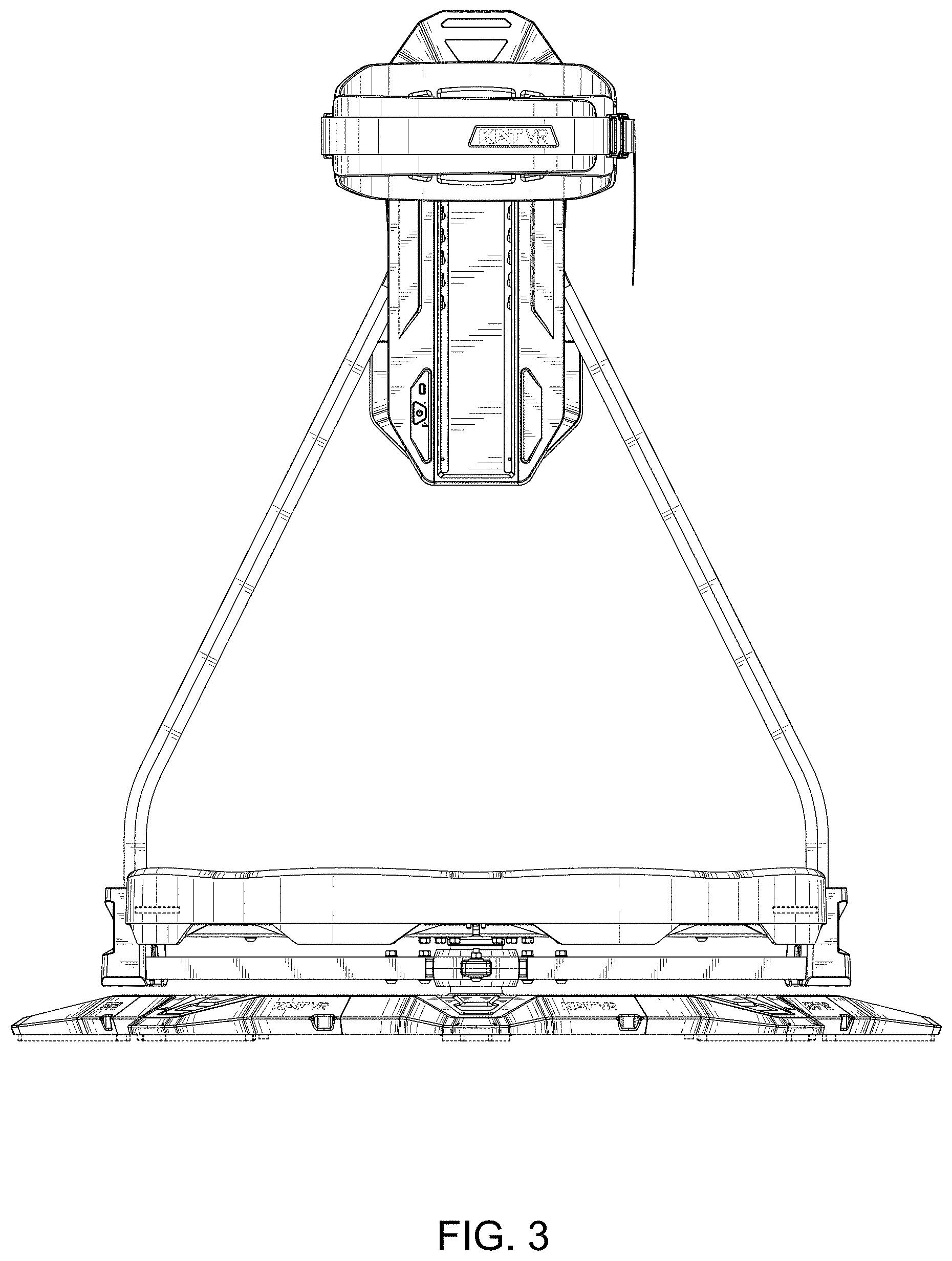 Patent USD1000549 Figure 3 – Omni-directional treadmill