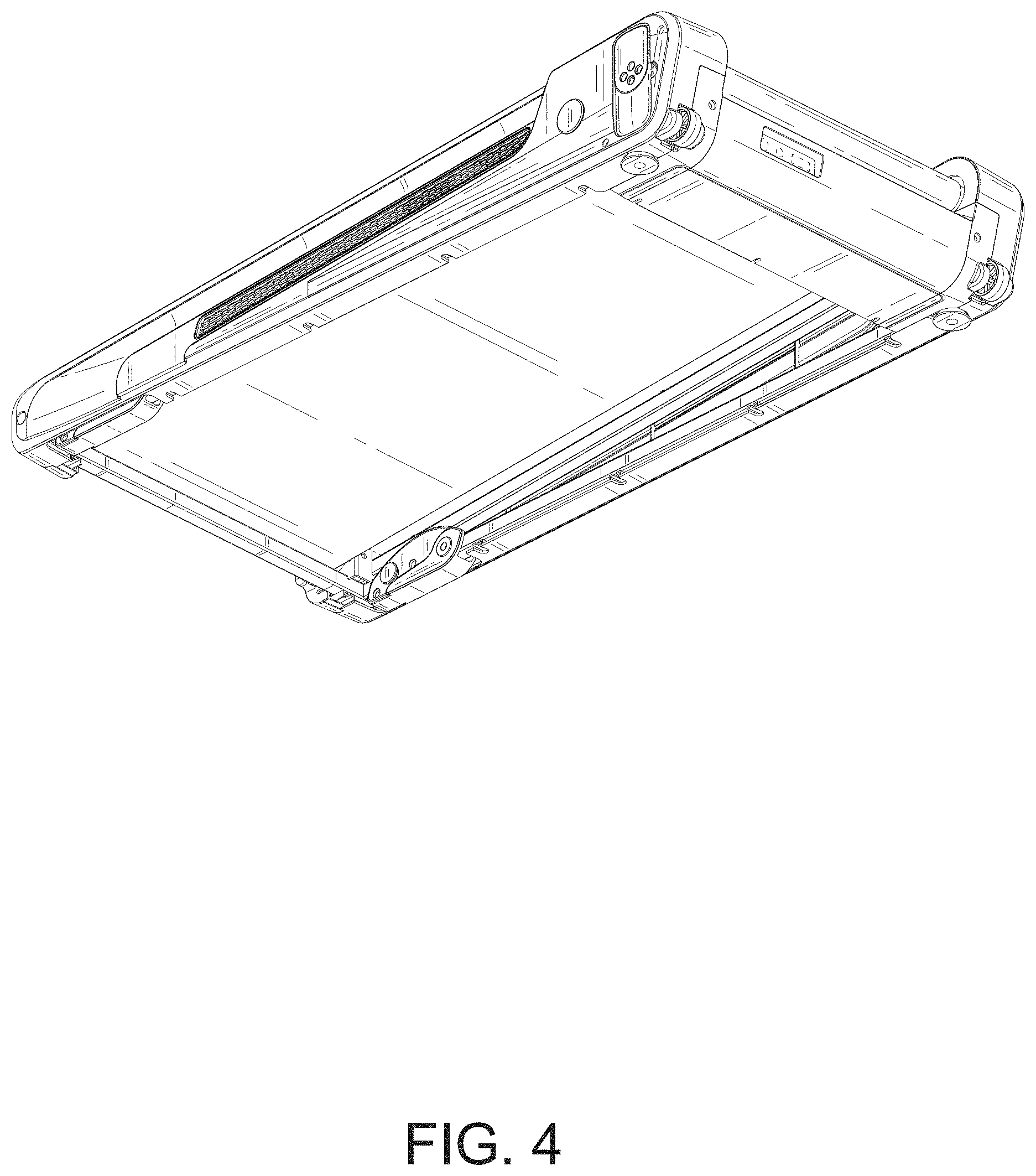 Patent USD1000550 Figure 4 – Treadmill