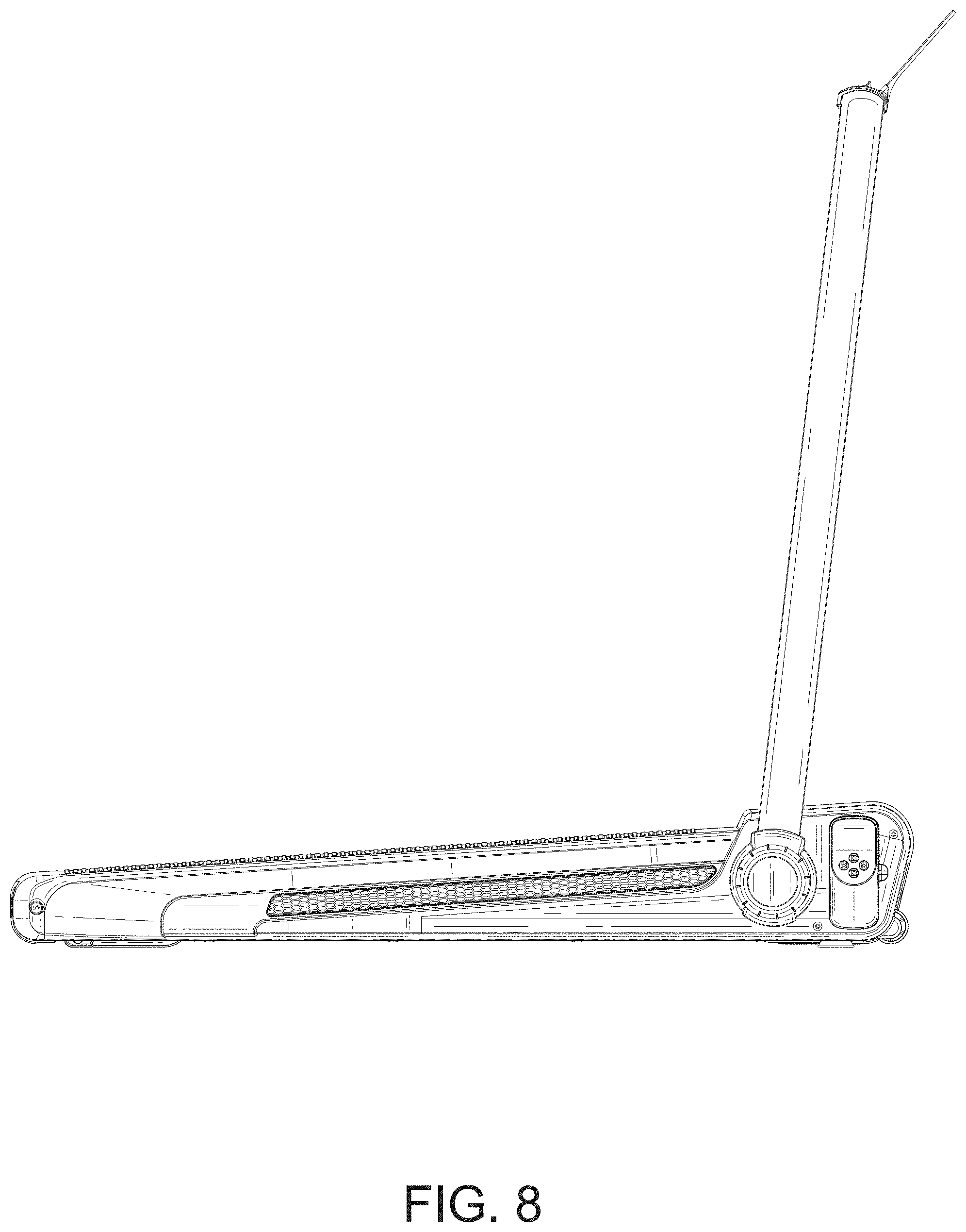 Patent USD1000550 Figure 8 – Treadmill