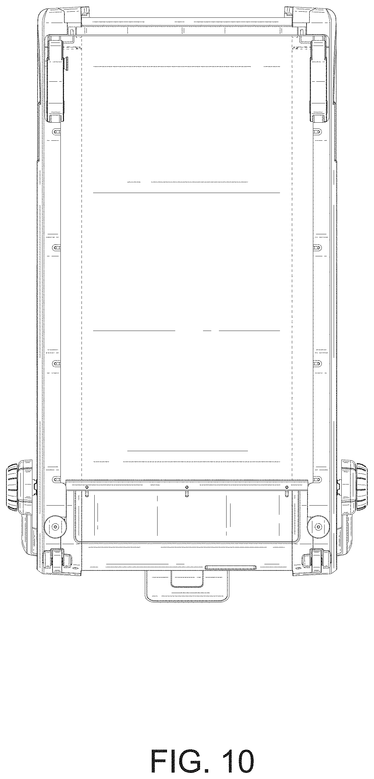 Patent USD1000550 Figure 10 – Treadmill