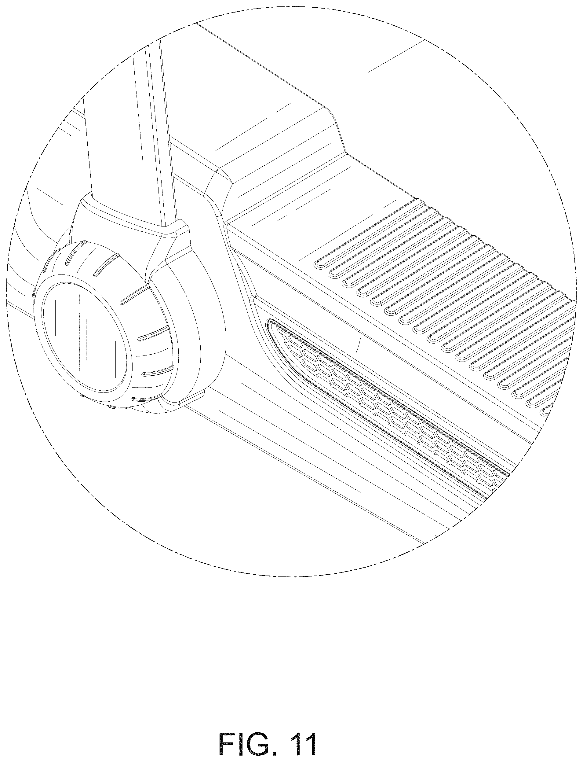 Patent USD1000550 Figure 11 – Treadmill