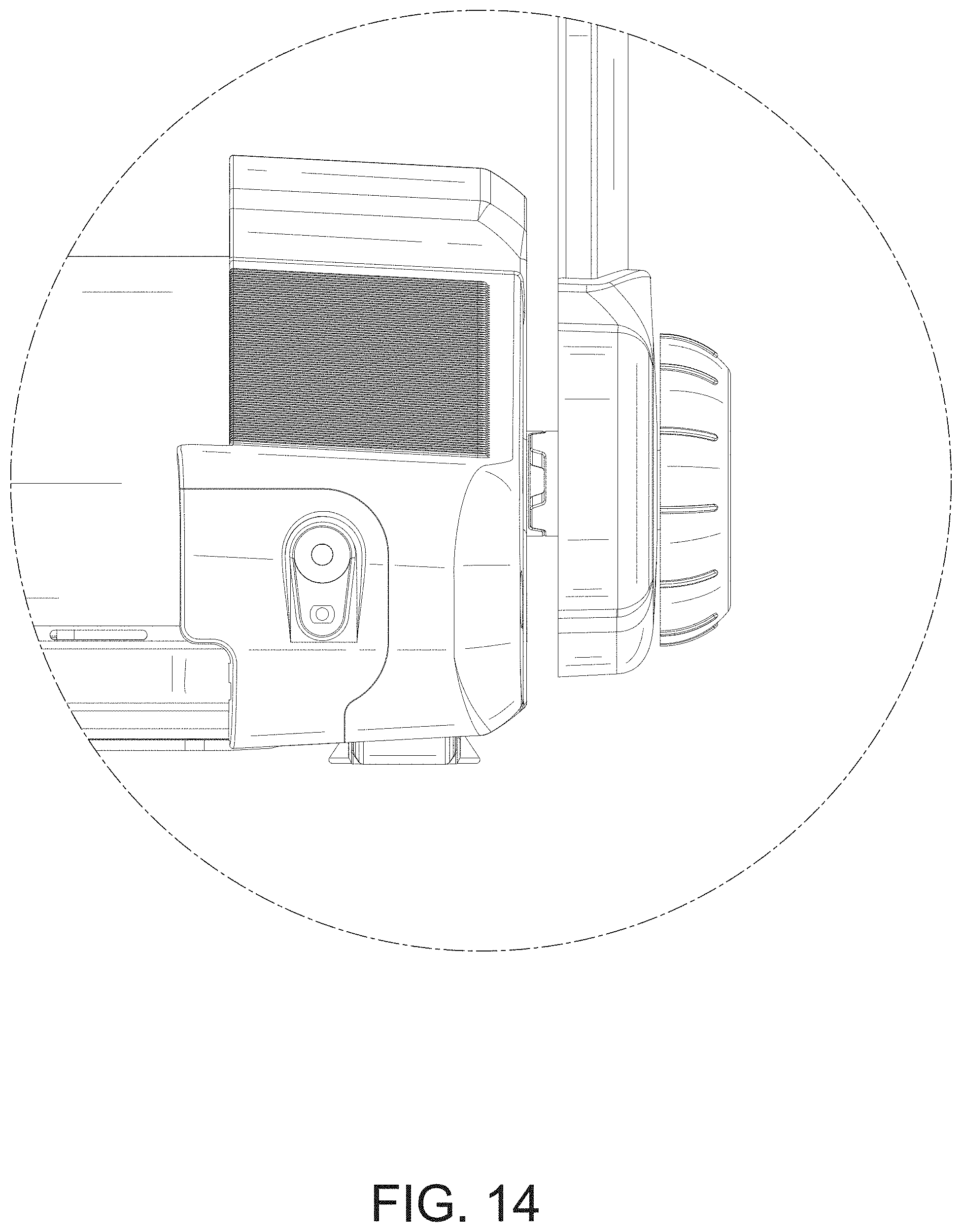 Patent USD1000550 Figure 14 – Treadmill