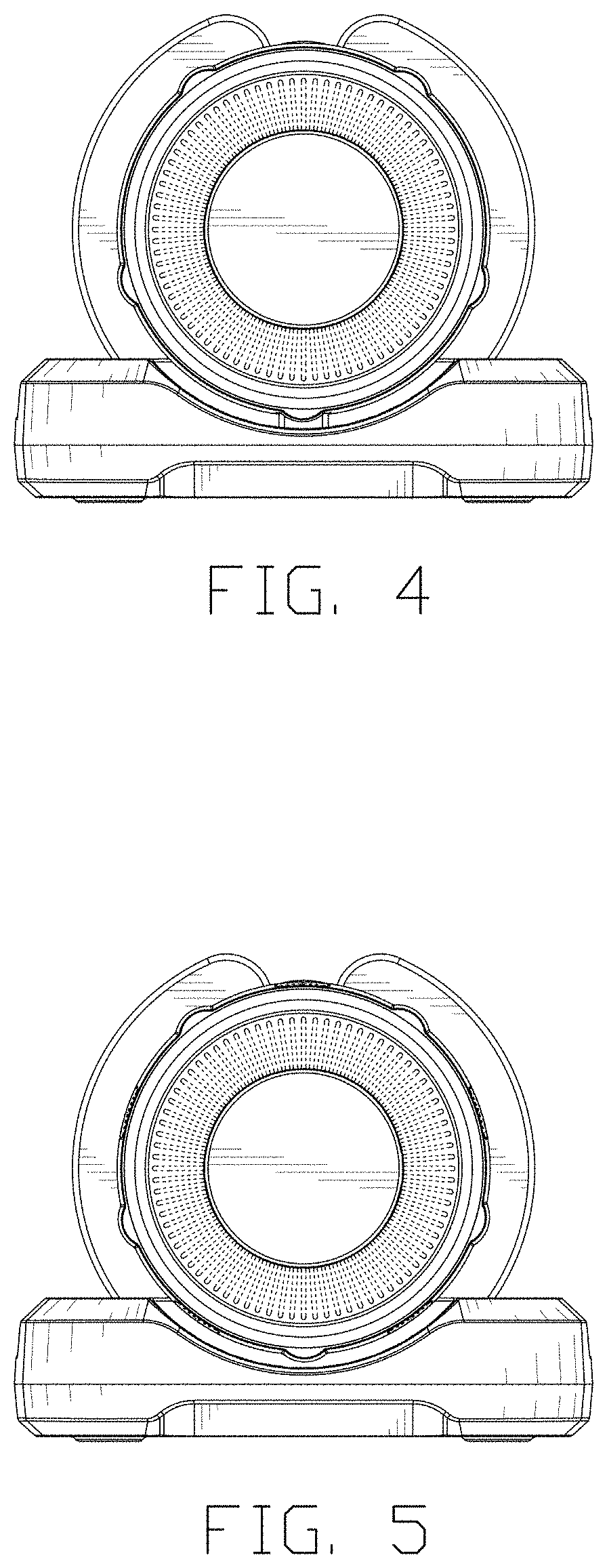 Patent USD1000553 Figure 3 – Adustable dumbbell