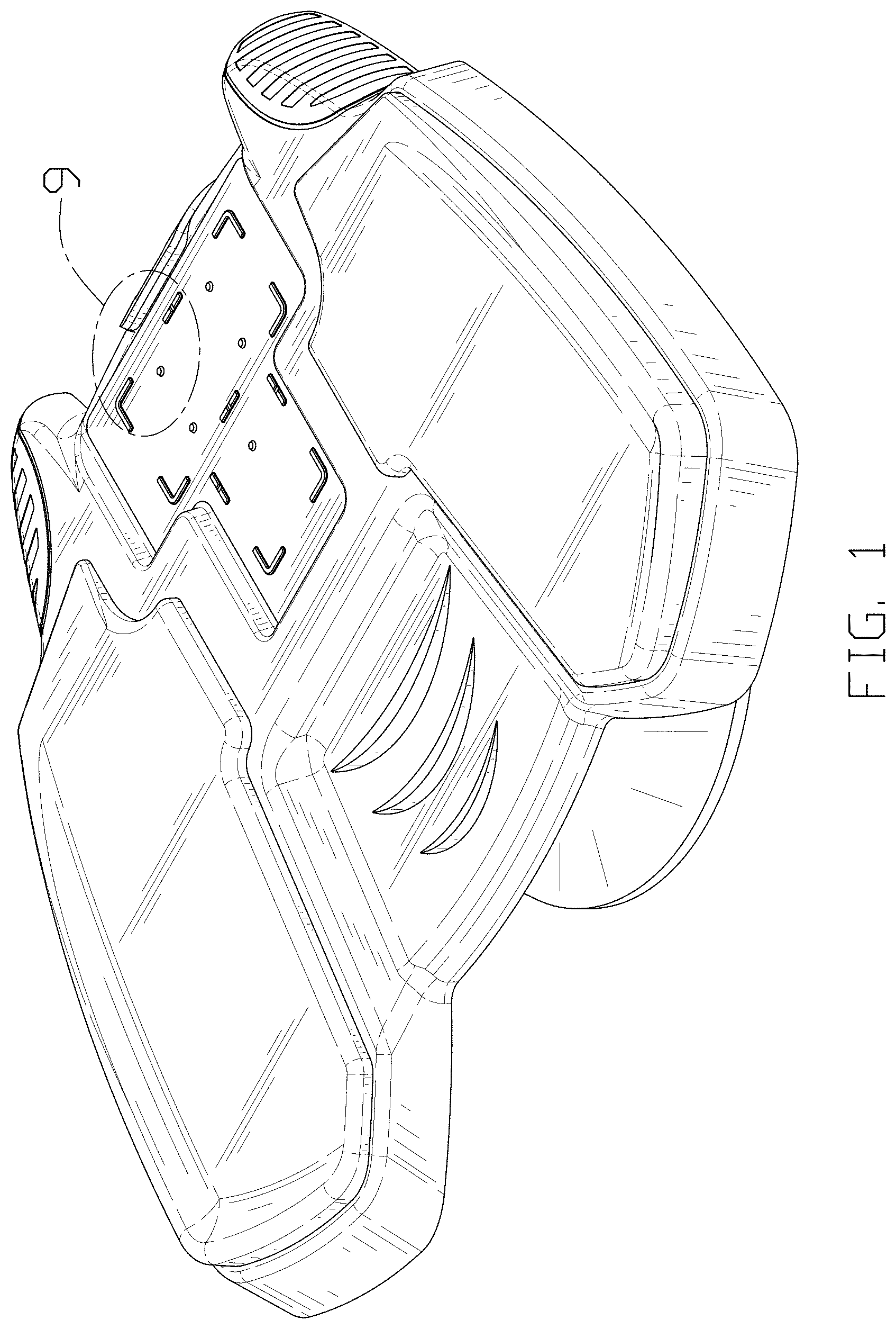 Patent USD1000554 Figure 1 – Planking platform with base
