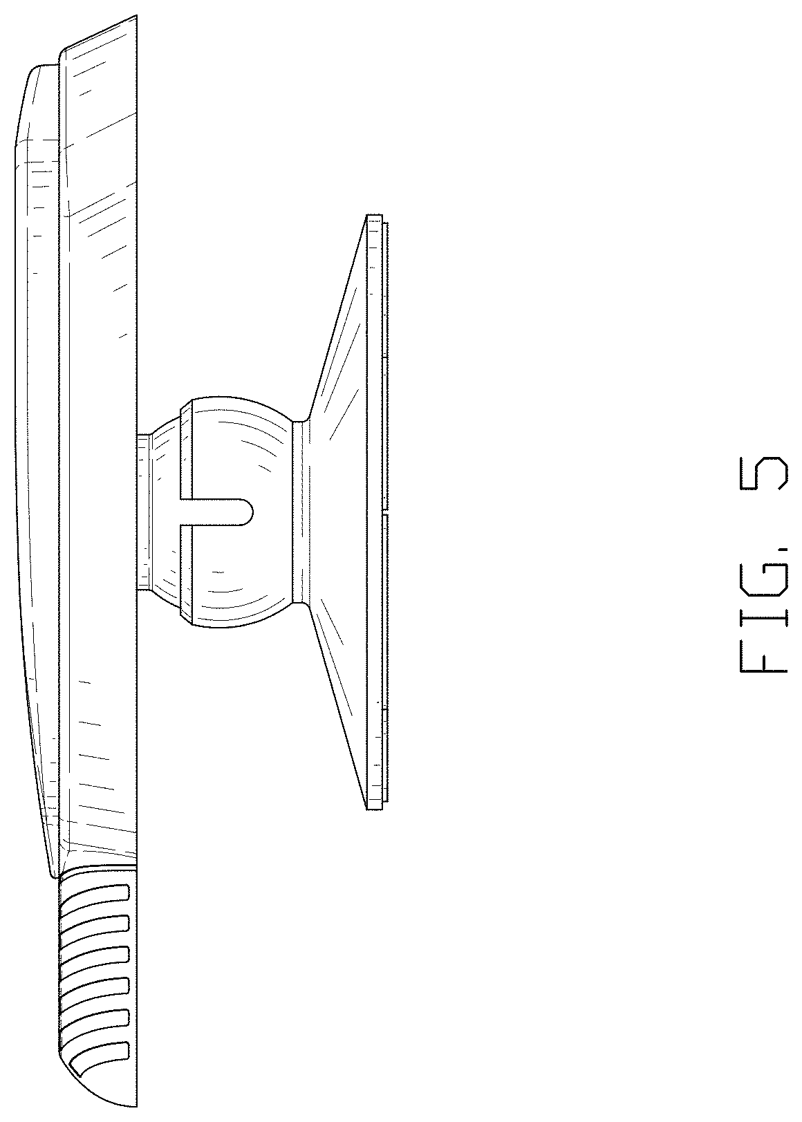 Patent USD1000554 Figure 5 – Planking platform with base