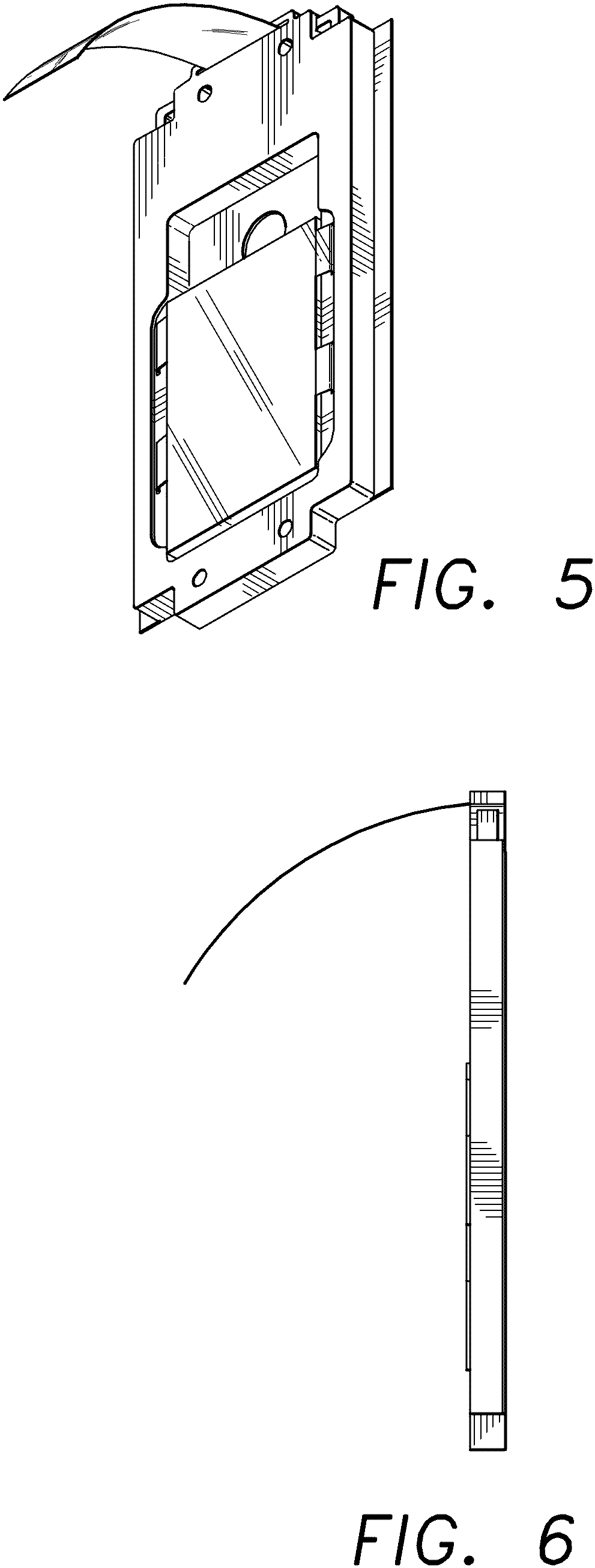 Patent USD1000555 Figure 3 – Electronic device holder