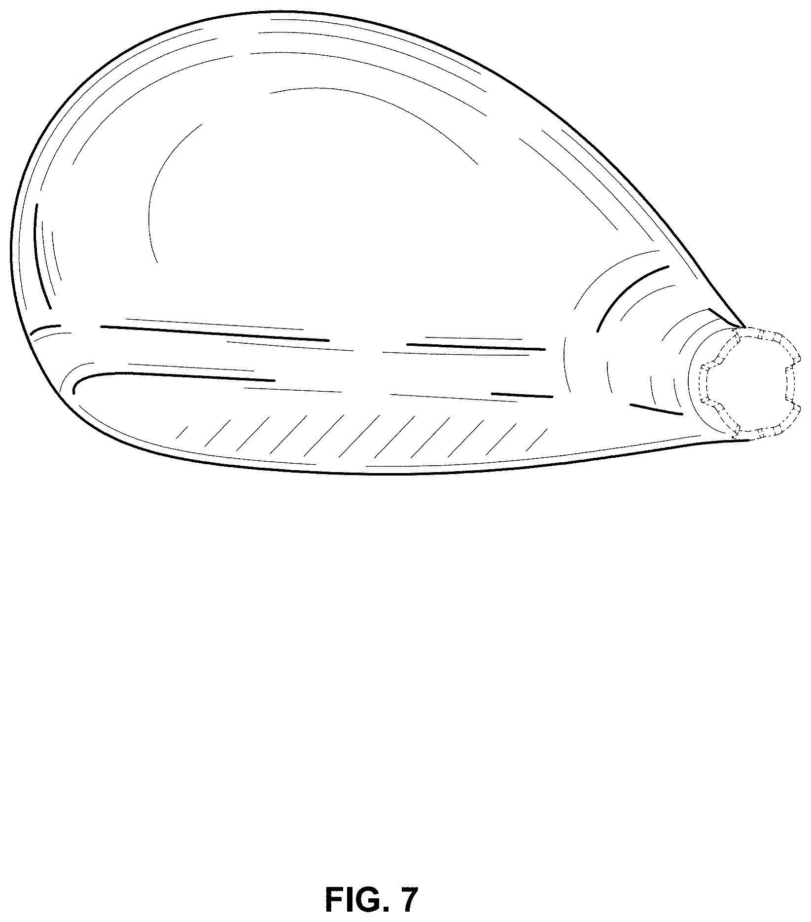 Patent USD1000556 Figure 5 – Golf club head