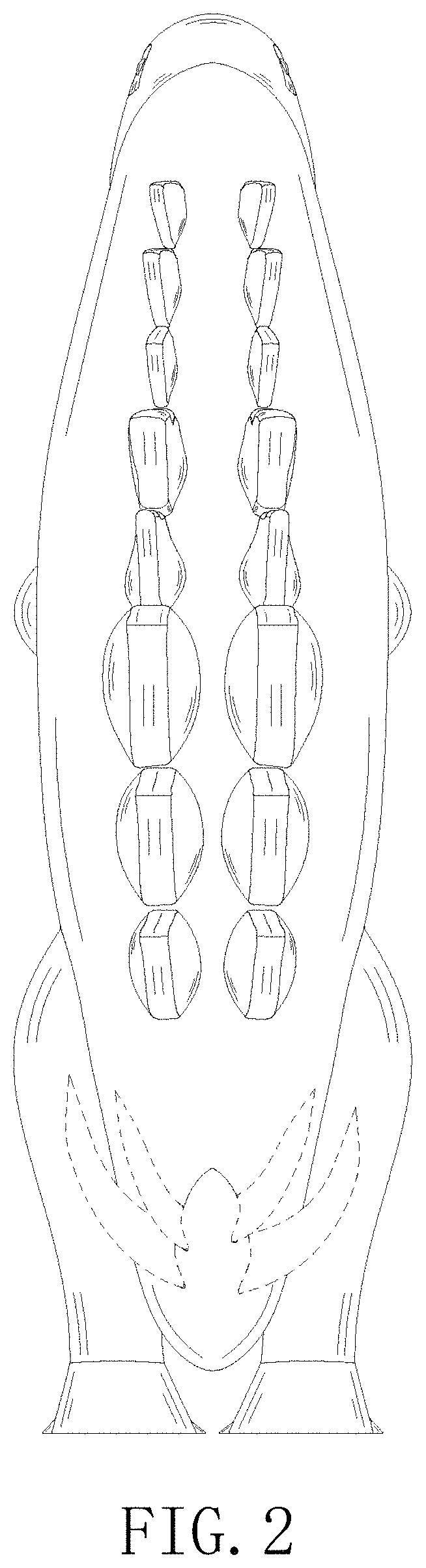 Patent USD1000557 Figure 2 – Inflatable dinosaur