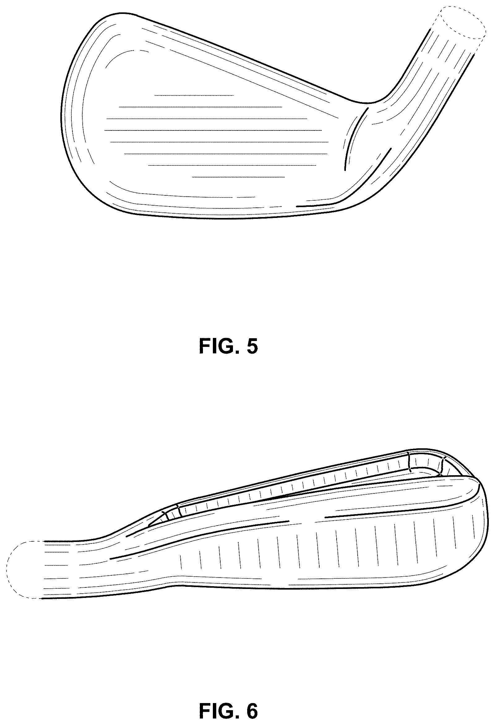 Patent USD1000558 Figure 4 – Iron golf club head