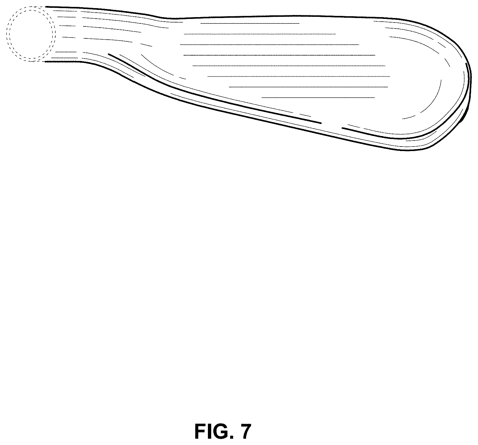Patent USD1000558 Figure 5 – Iron golf club head