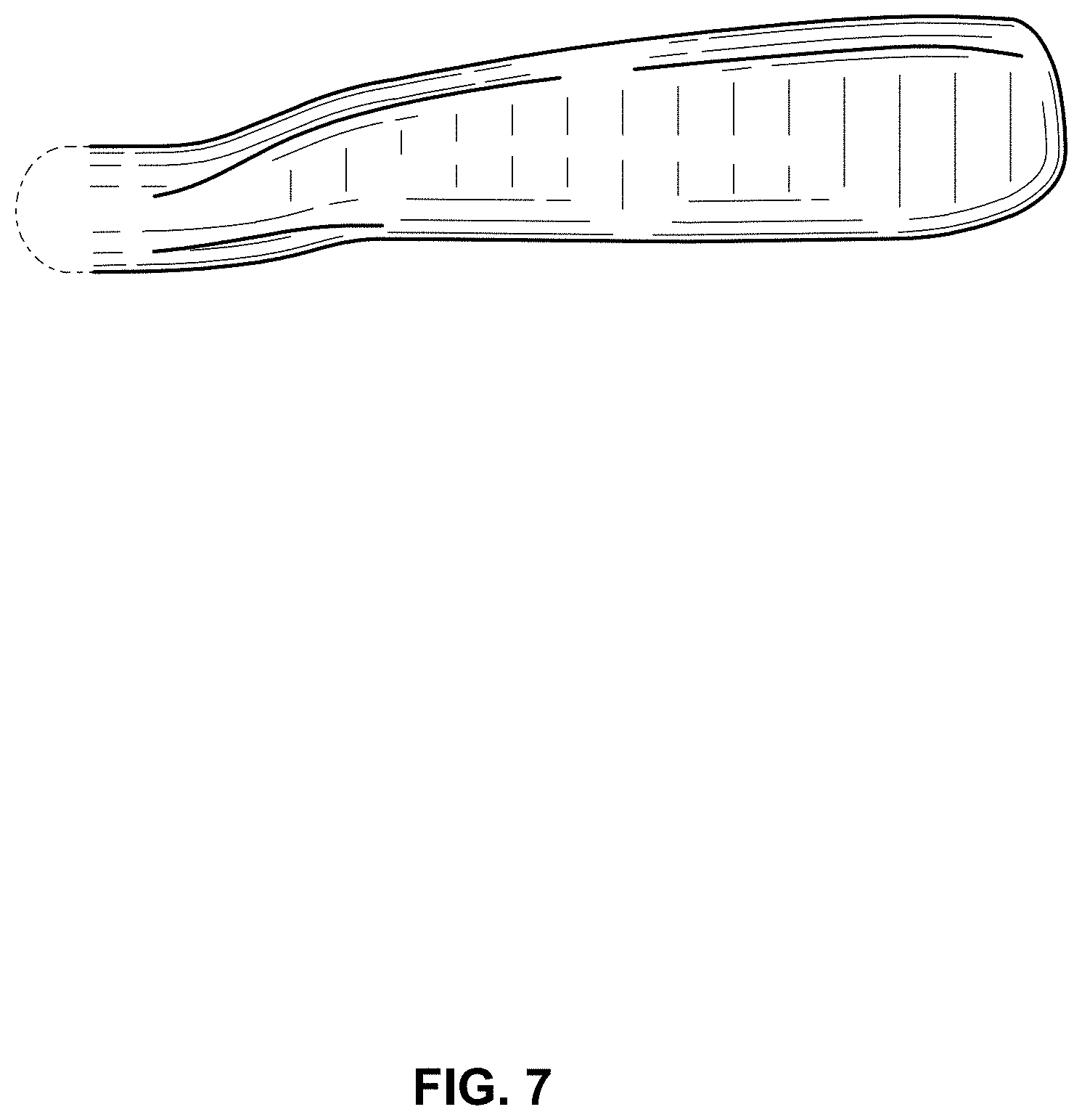 Patent USD1000559 Figure 5 – Iron golf club head