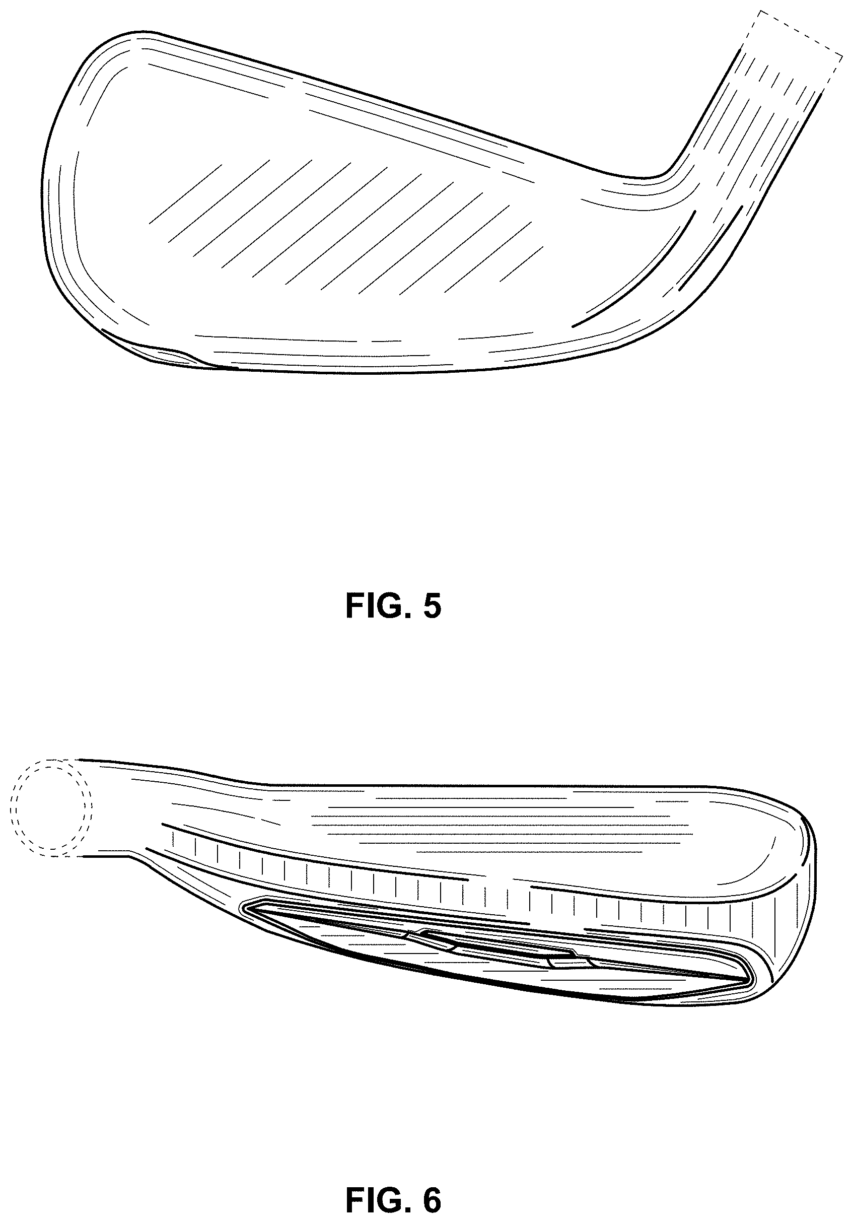 Patent USD1000560 Figure 4 – Iron golf club head