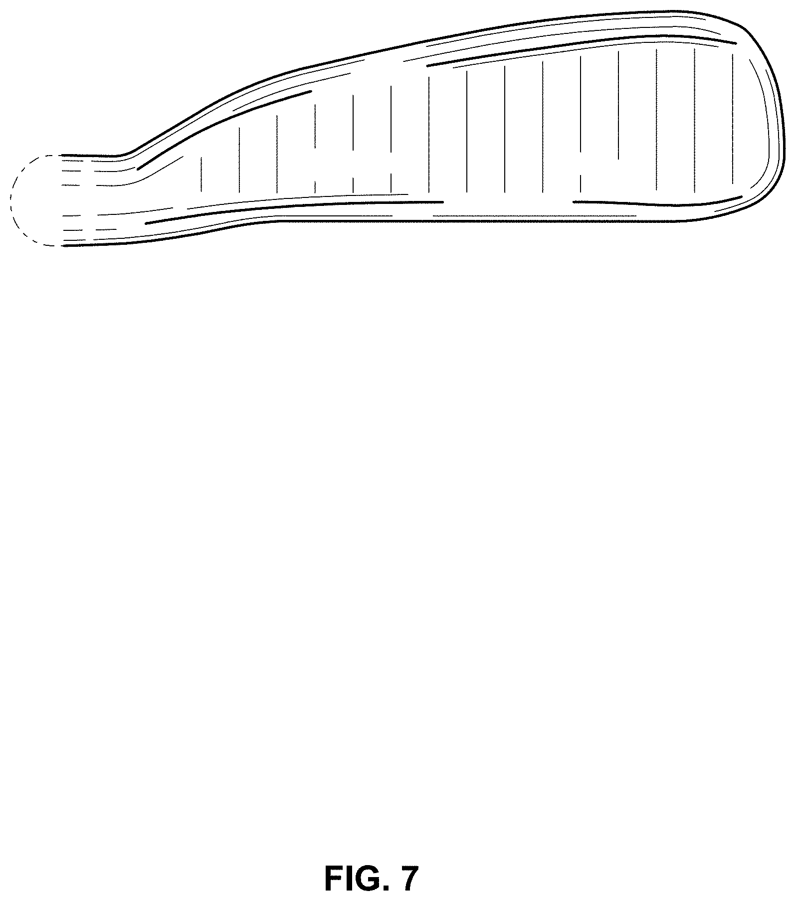 Patent USD1000560 Figure 5 – Iron golf club head