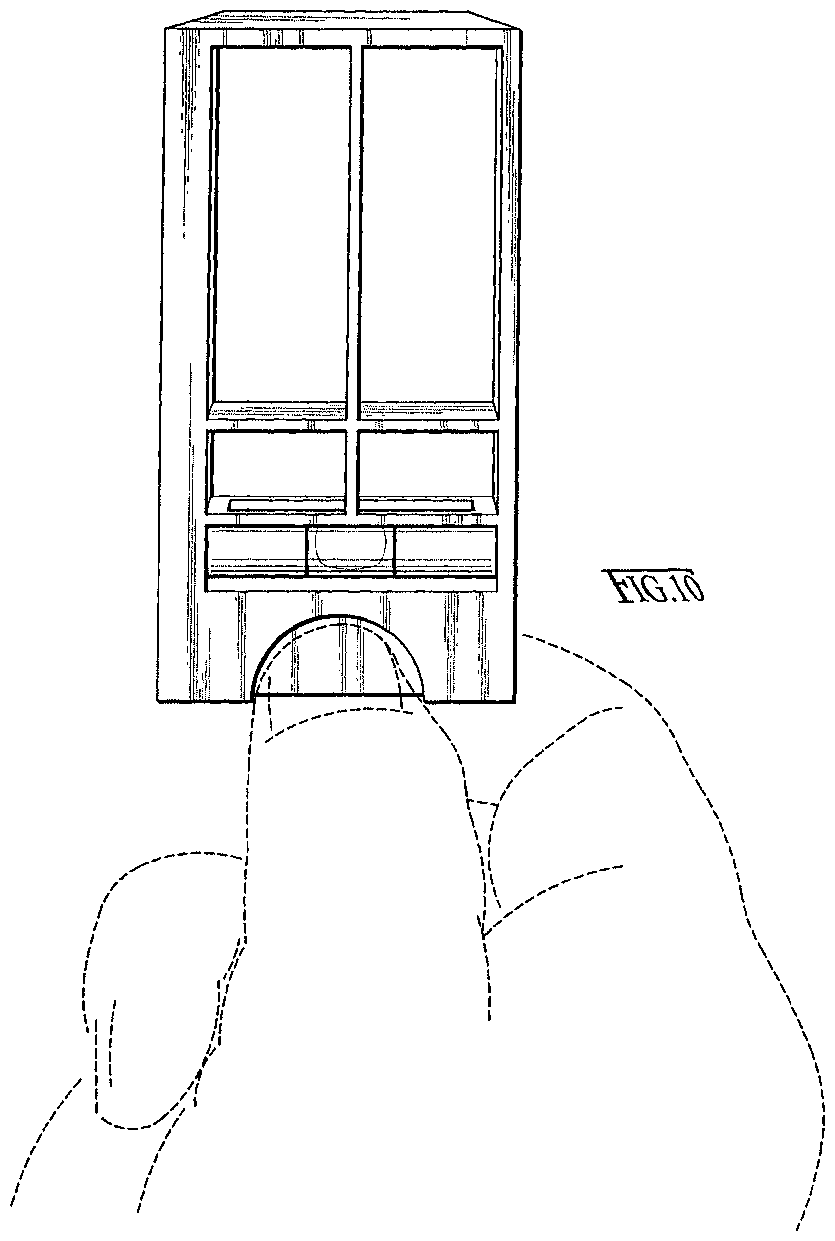 Patent USD1000564 Figure 8 – Sighting apparatus for golf
