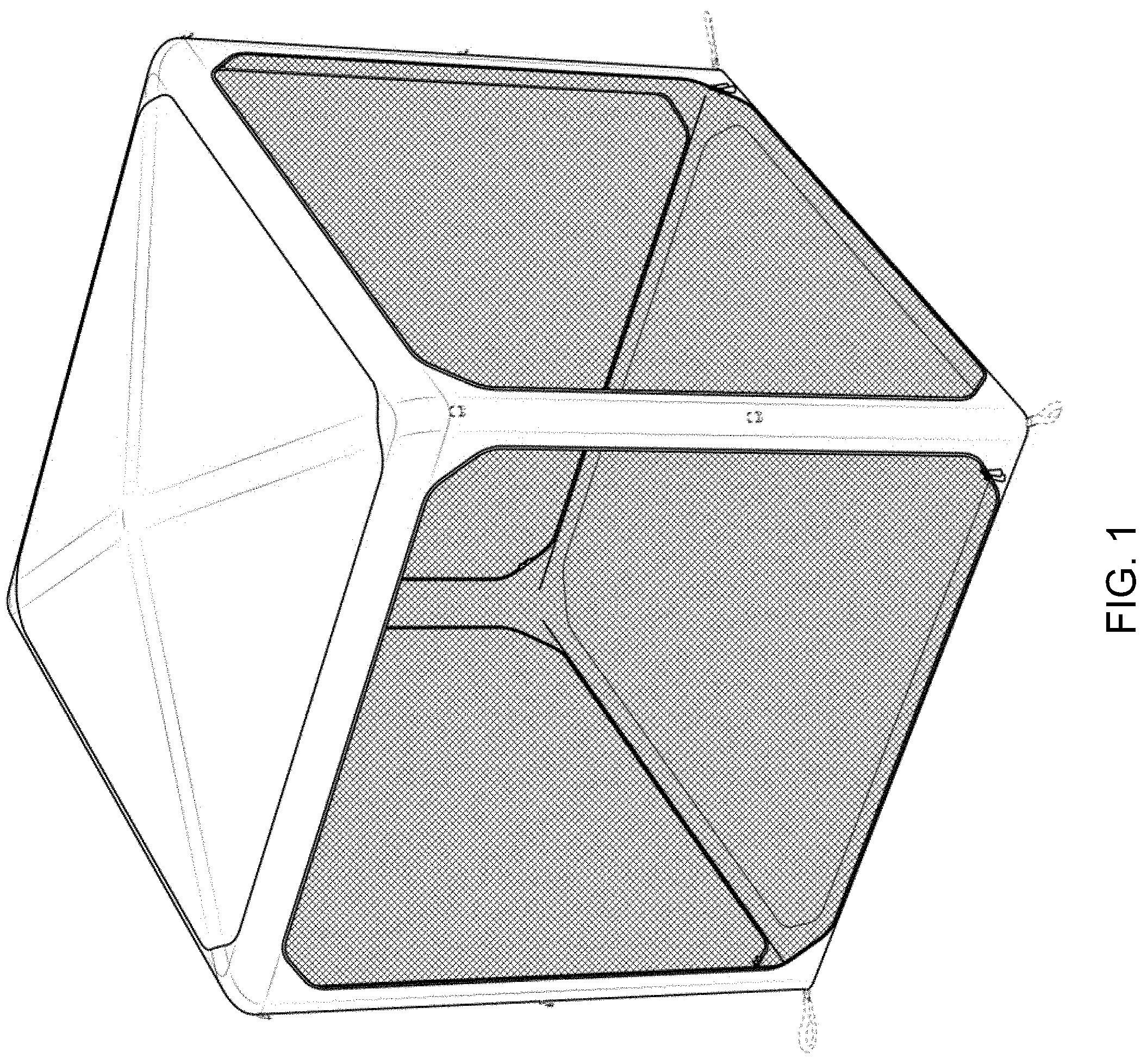 Patent USD1000569 Figure 1 – Tent