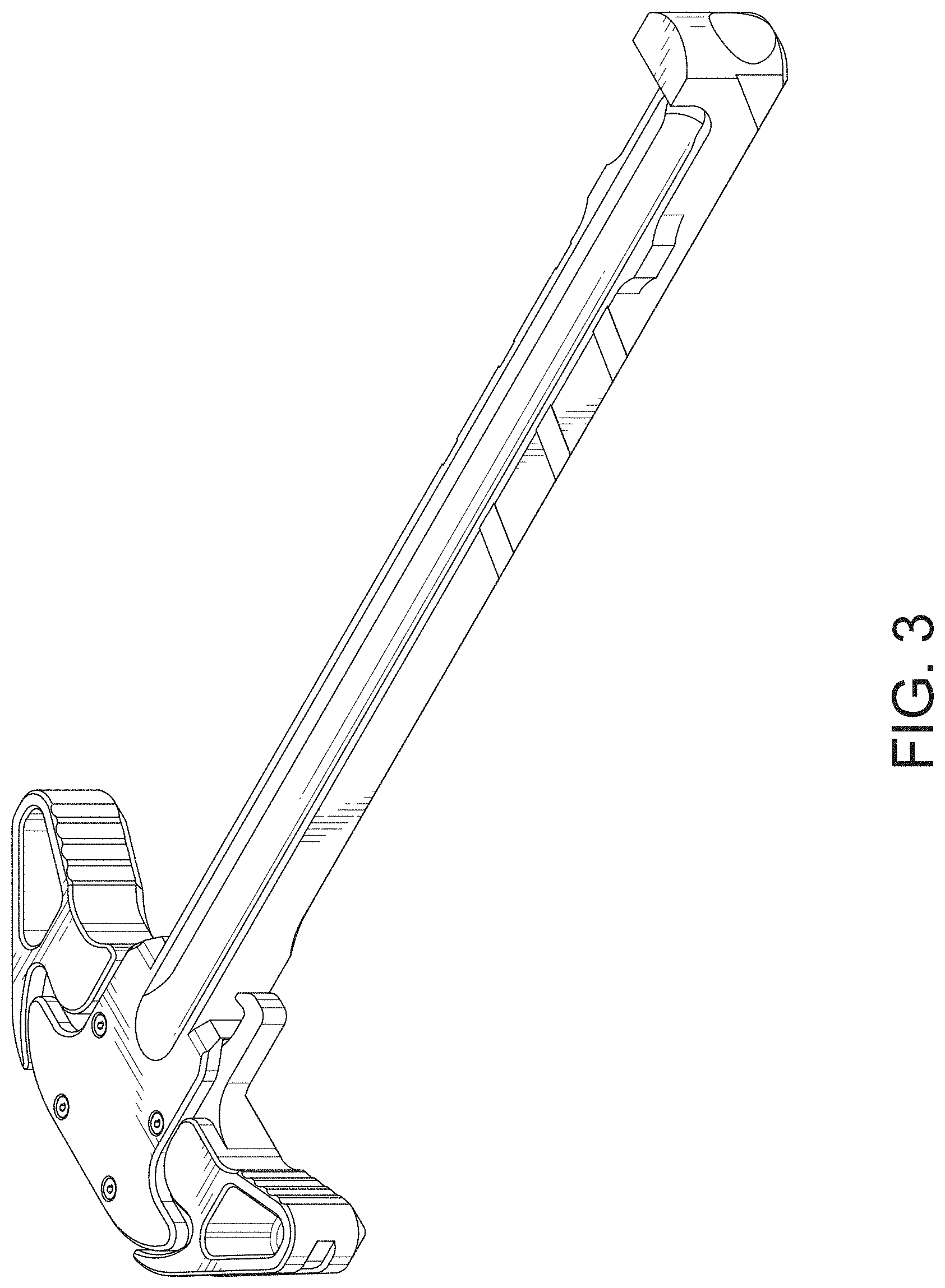 Patent USD1000572 Figure 3 – Charging handle
