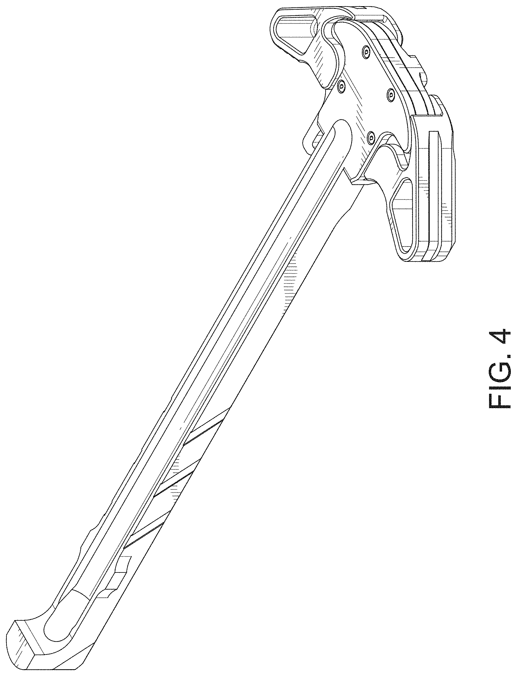 Patent USD1000572 Figure 4 – Charging handle
