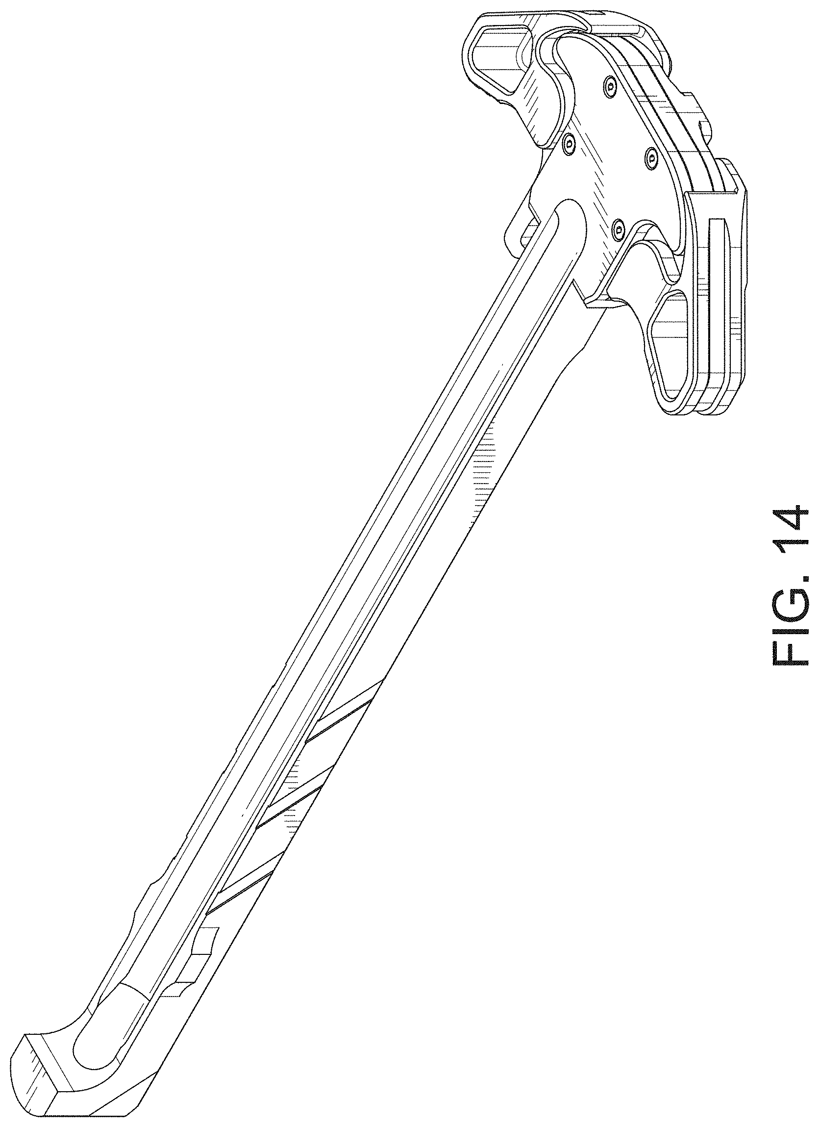 Patent USD1000572 Figure 14 – Charging handle