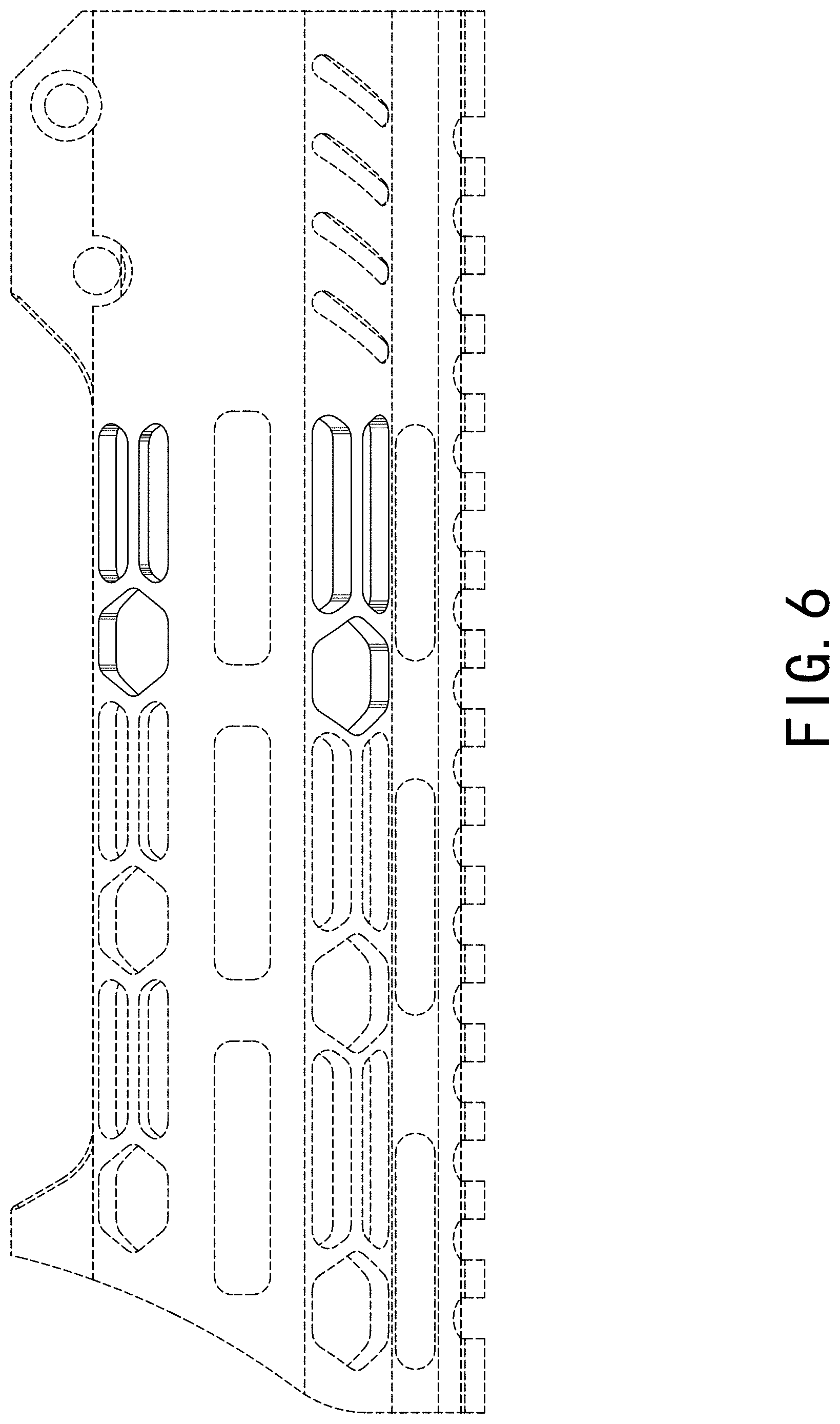 Patent USD1000573 Figure 6 – Firearm handguard