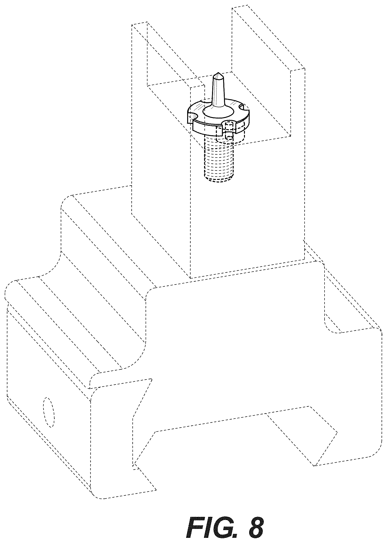 Patent USD1000575 Figure 5 – Front sight
