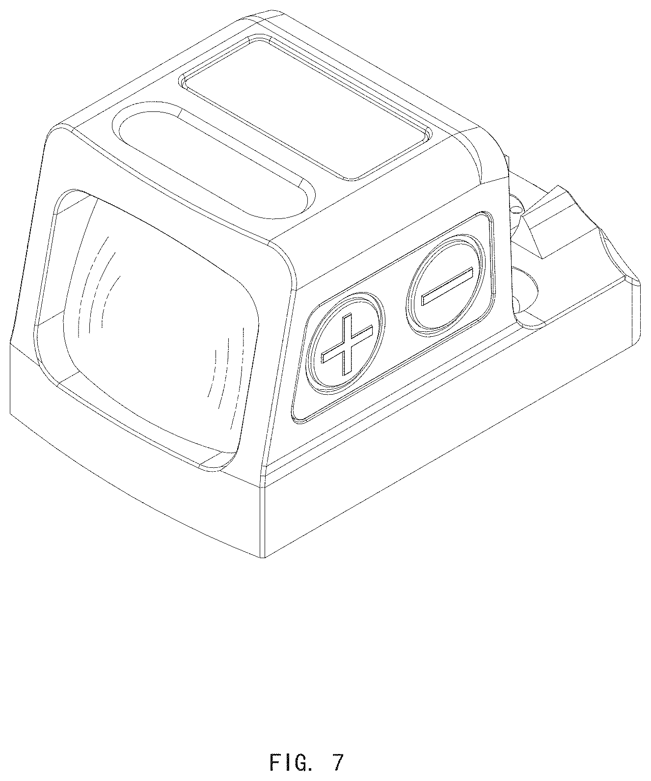 Patent USD1000576 Figure 7 – Closed type sight