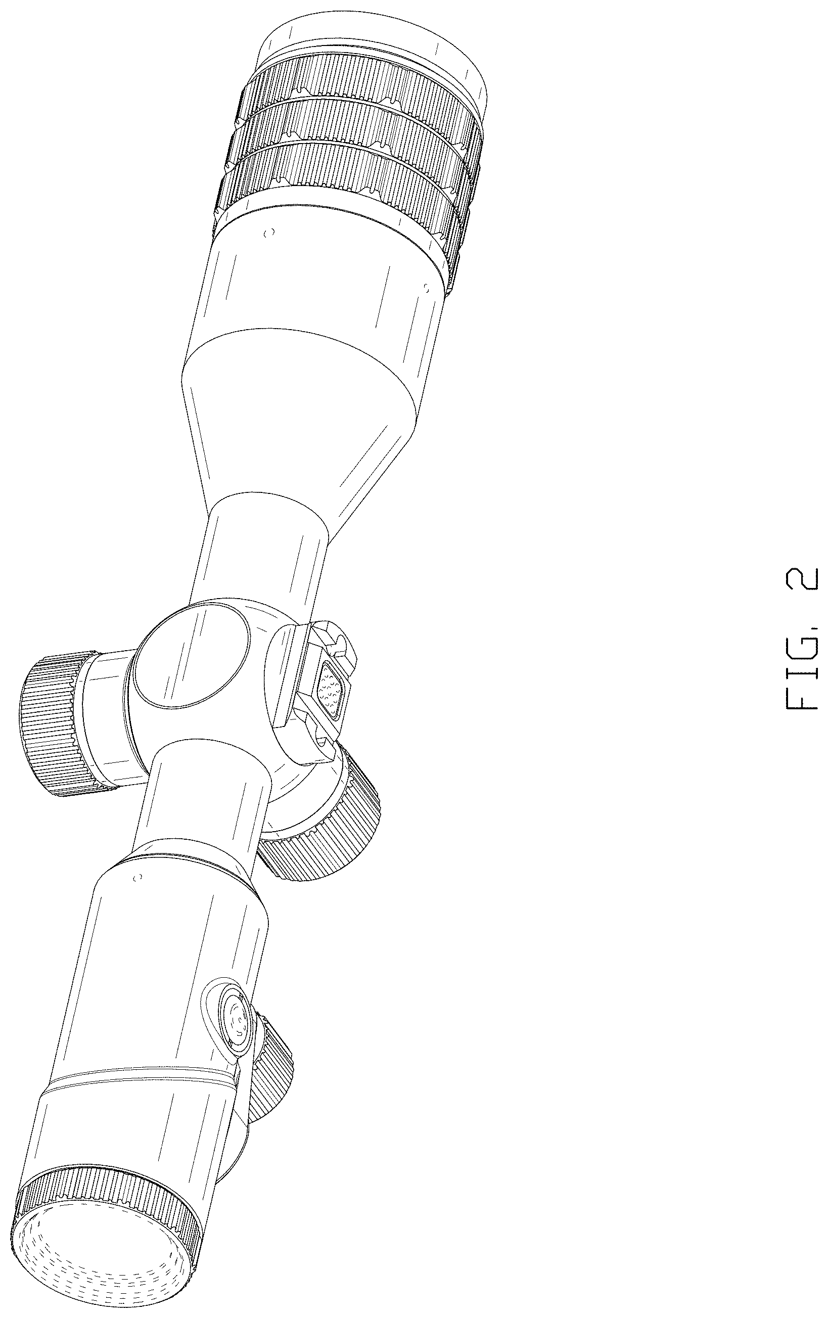 Patent USD1000577 Figure 2 – Optical sight for day and night use