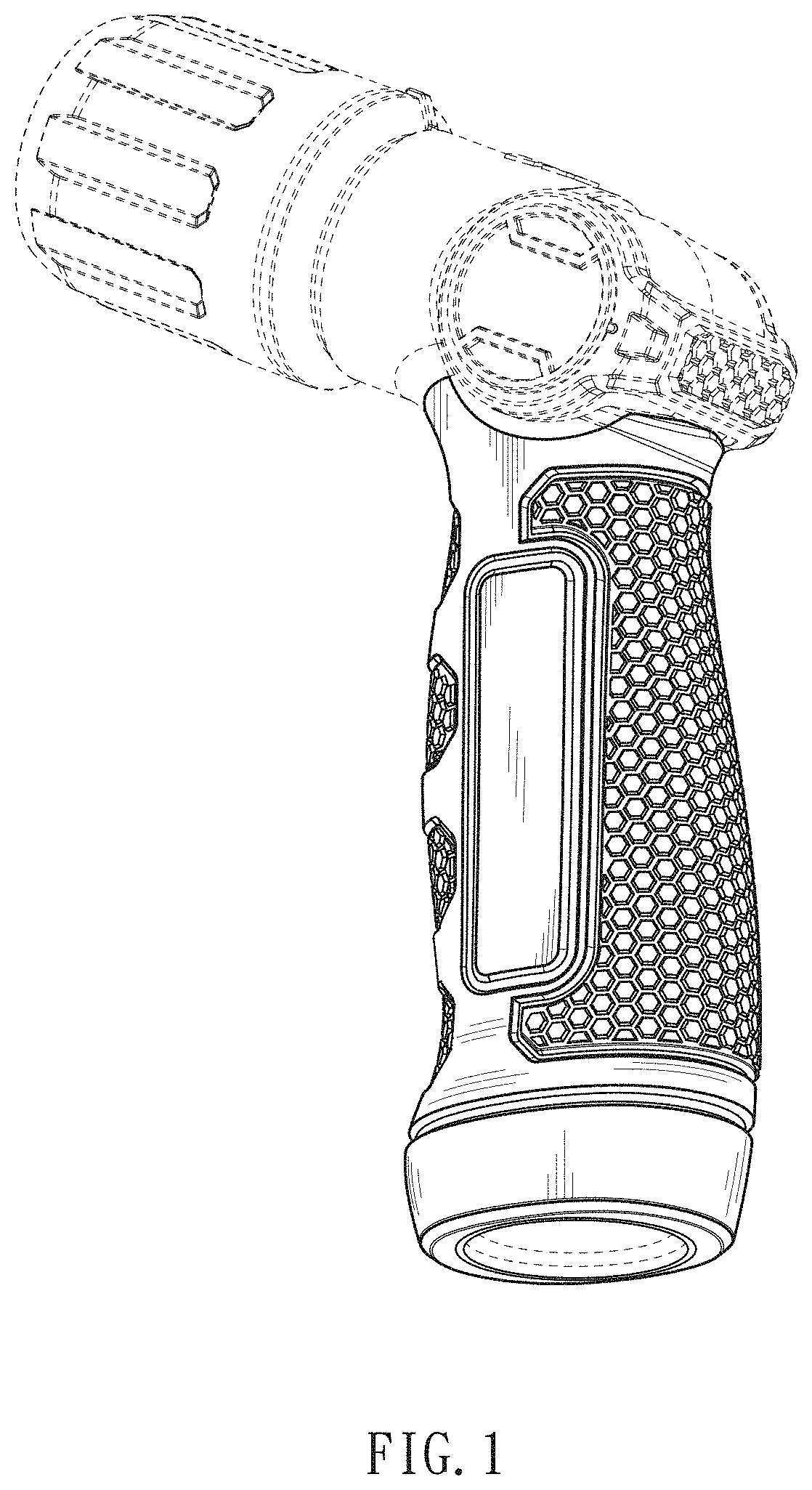 Patent USD1000584 Figure 1 – Grip part for watering nozzle