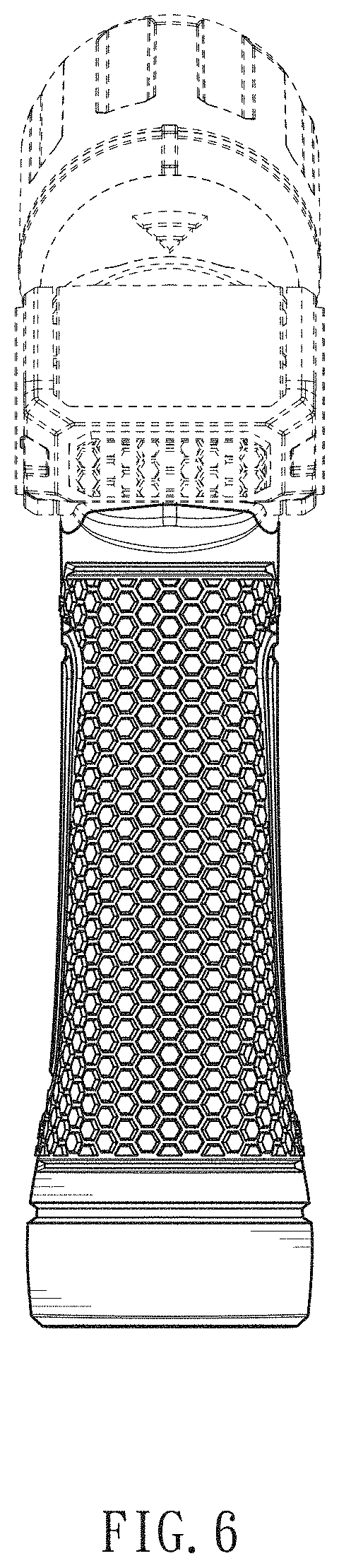 Patent USD1000584 Figure 6 – Grip part for watering nozzle