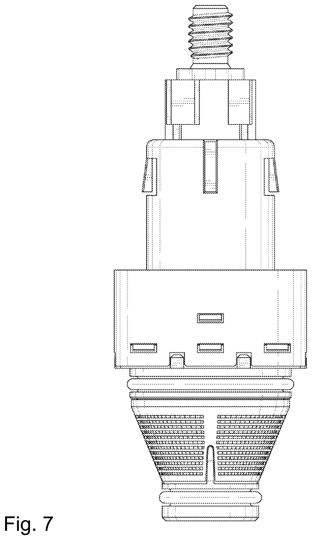 Patent USD1000586 Figure 7 – Converter for sanitary outlet valves