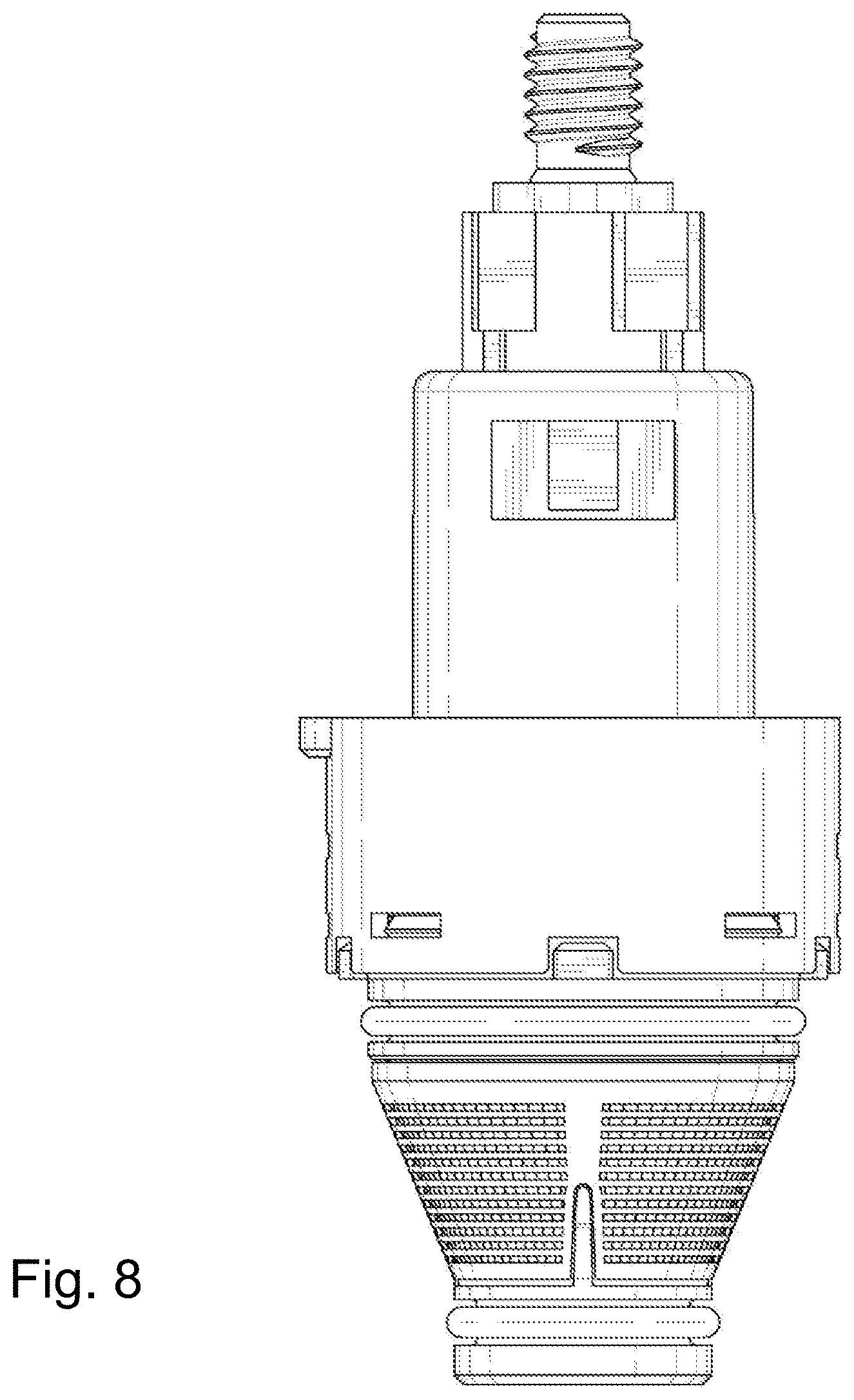 Patent USD1000586 Figure 8 – Converter for sanitary outlet valves