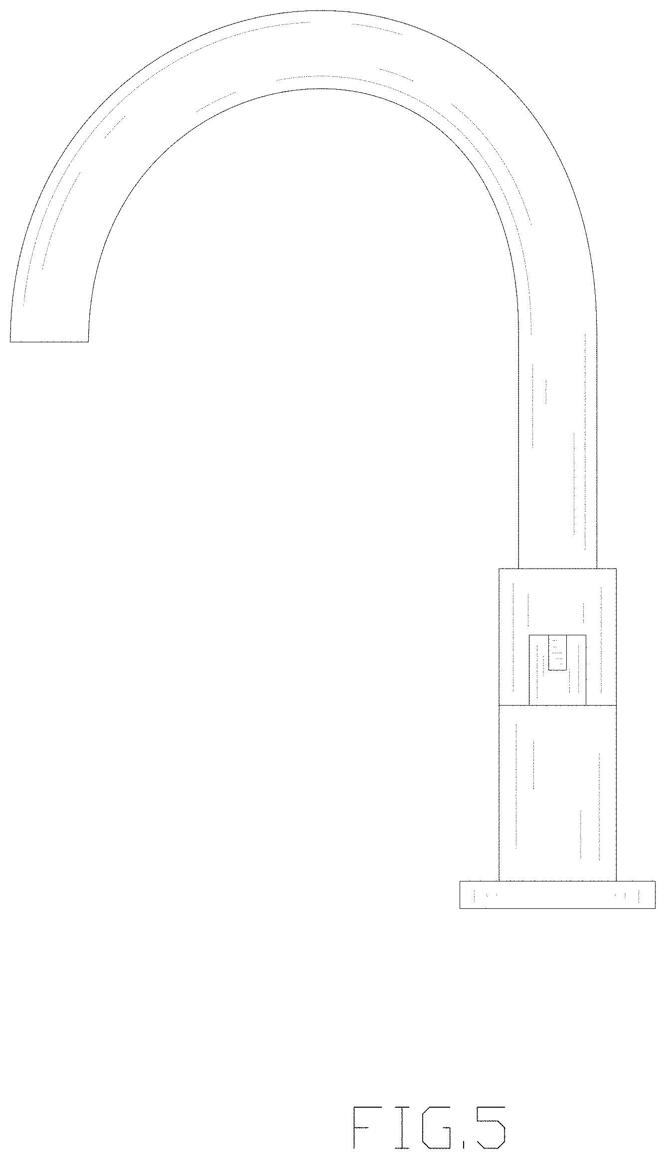 Patent USD1000589 Figure 5 – Faucet