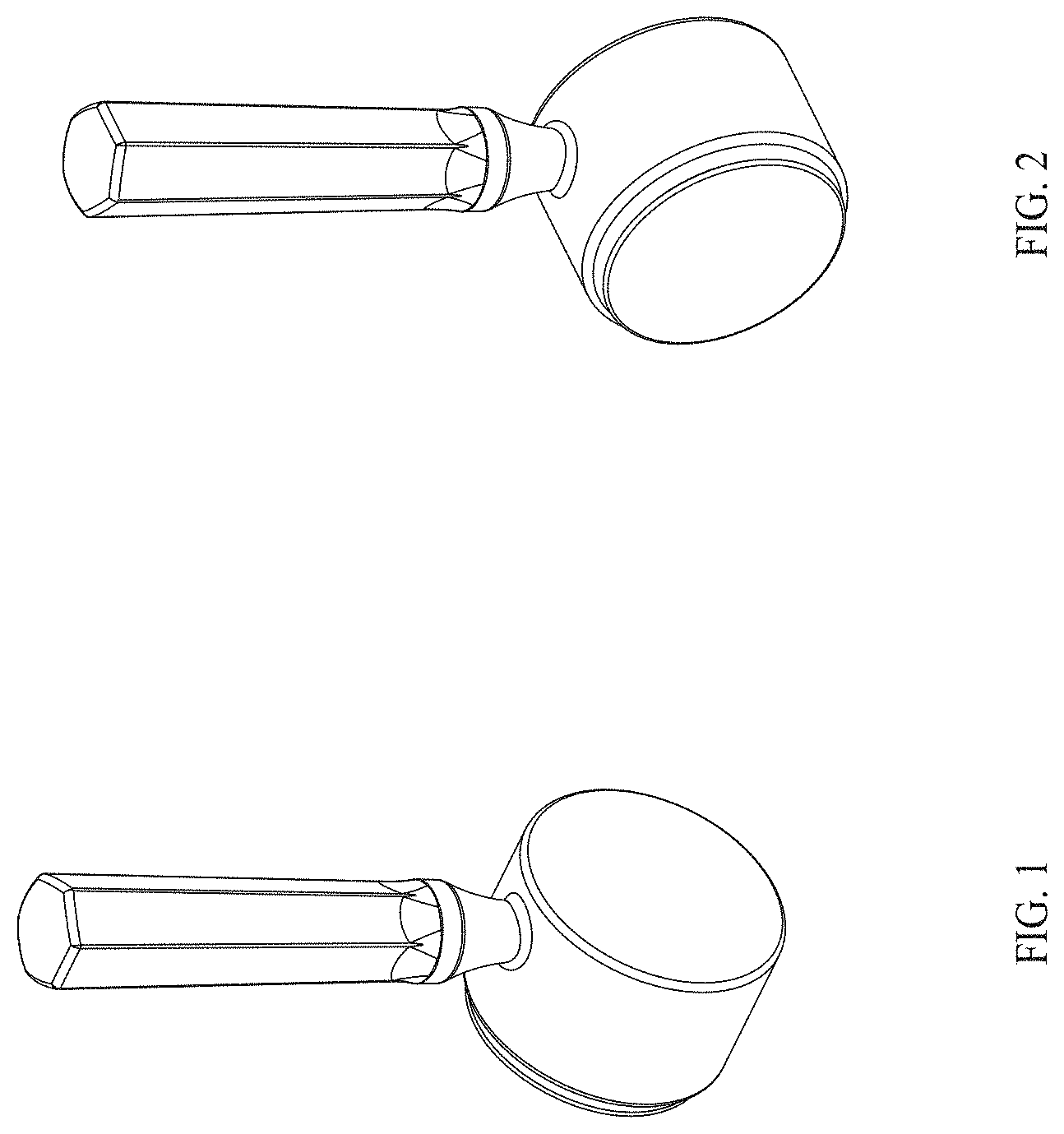Patent USD1000591 Figure 1 – Faucet handle