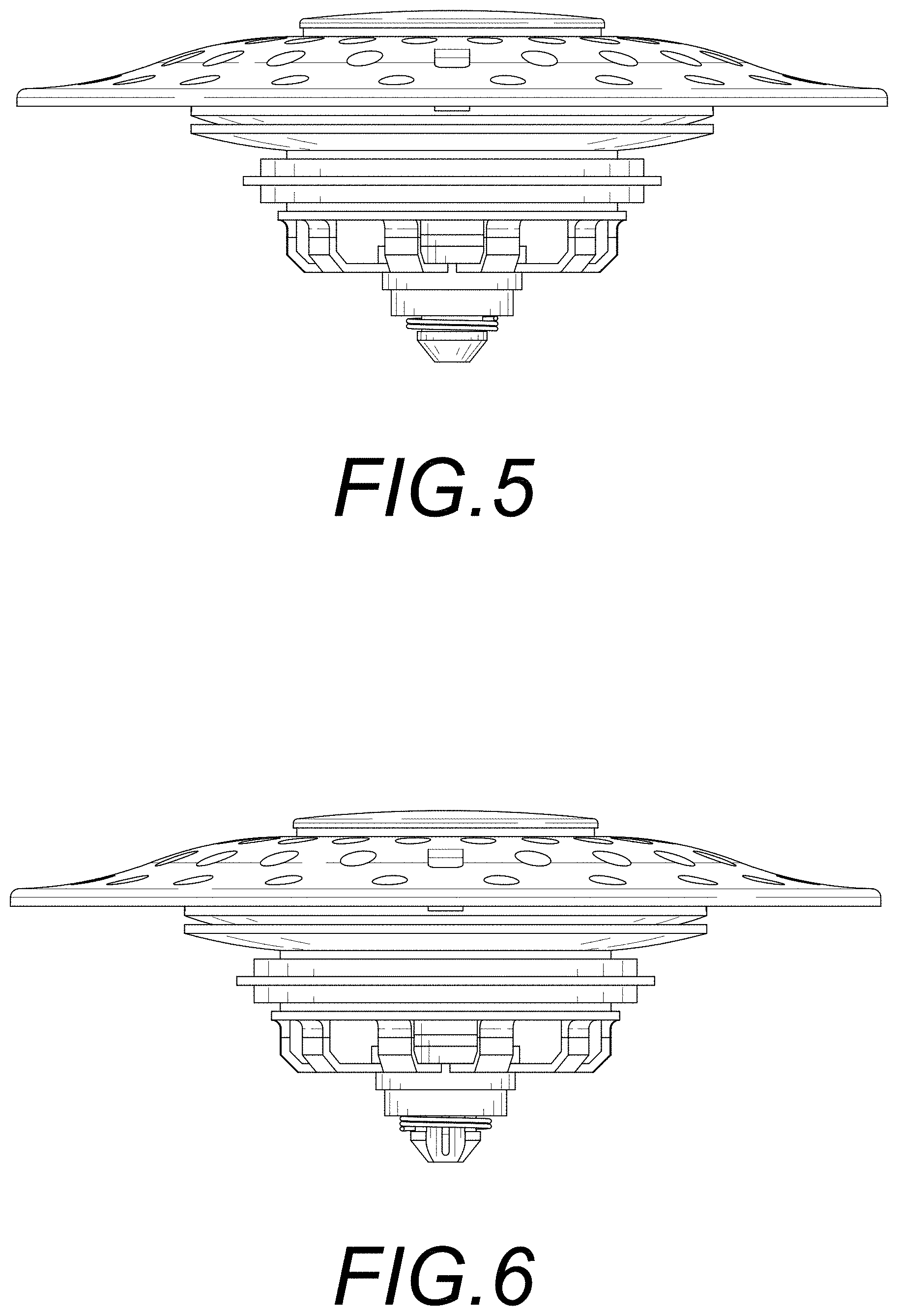 Patent USD1000593 Figure 4 – Bathtub drain plug