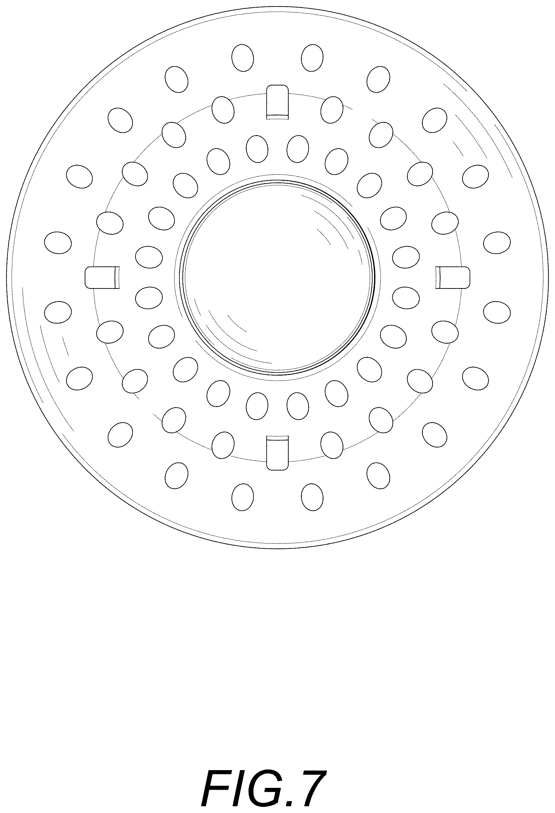 Patent USD1000593 Figure 5 – Bathtub drain plug