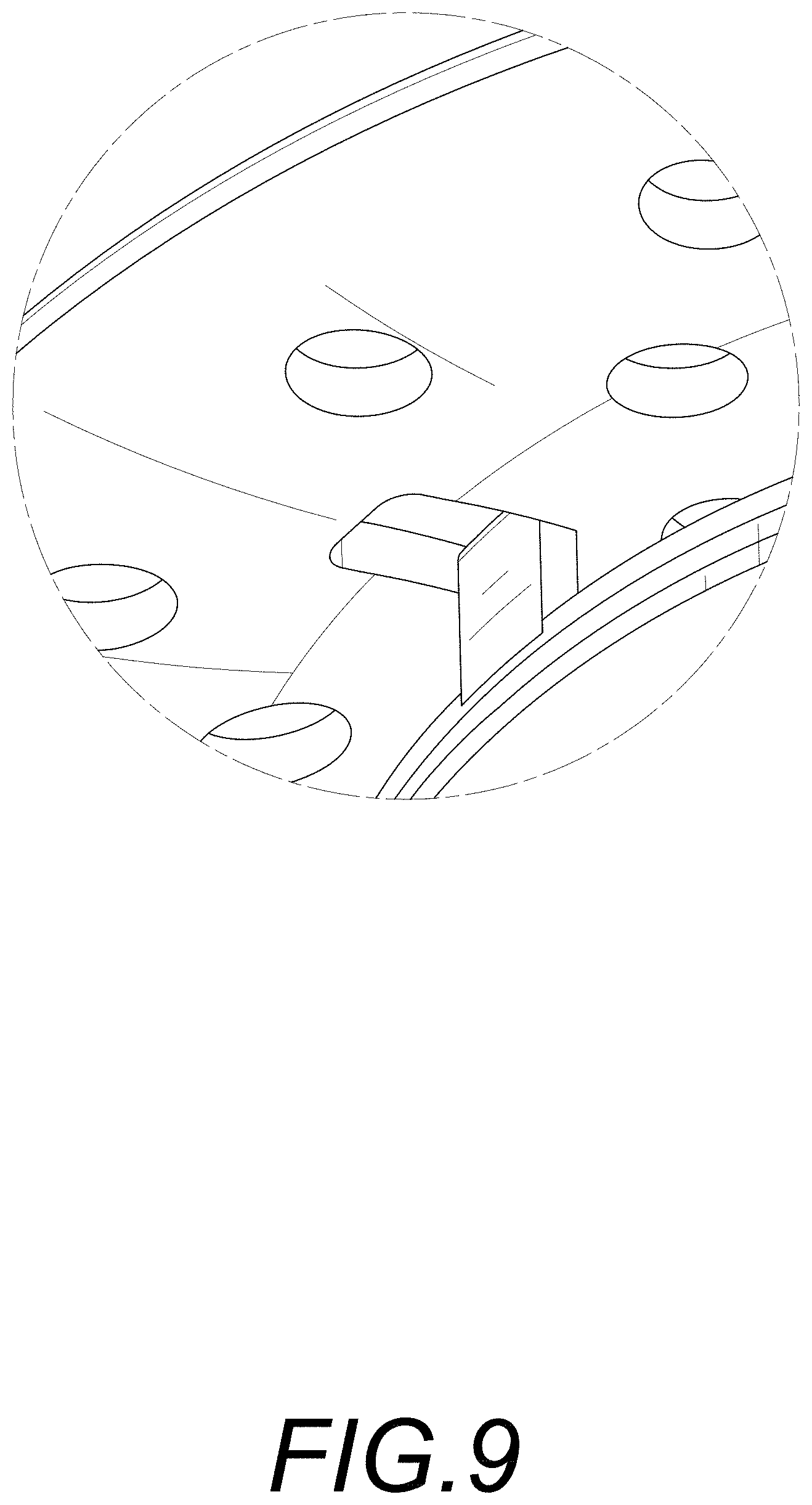 Patent USD1000593 Figure 7 – Bathtub drain plug